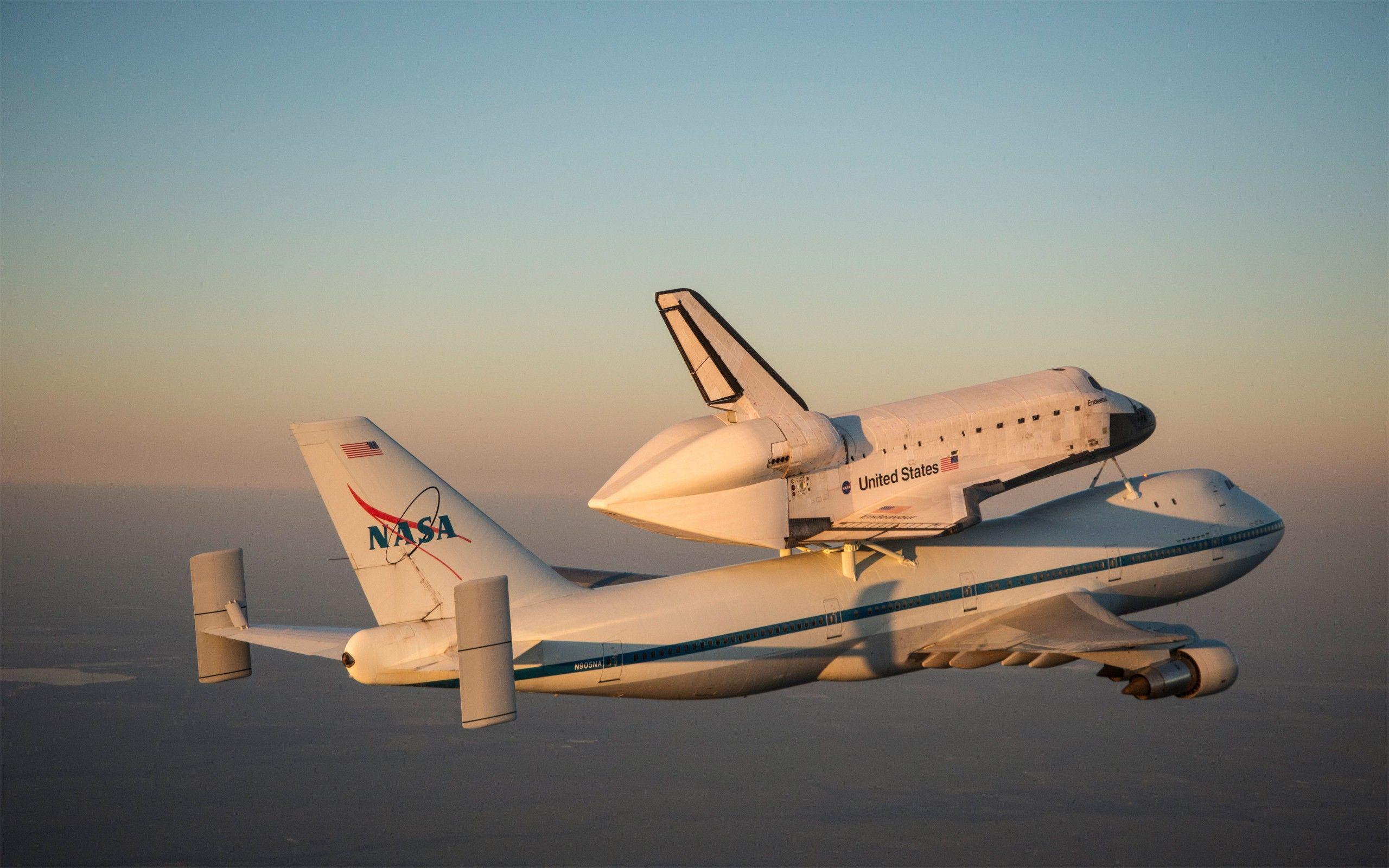 2560x1600 aircraft, NASA, Space Shuttle Endeavour wallpaper