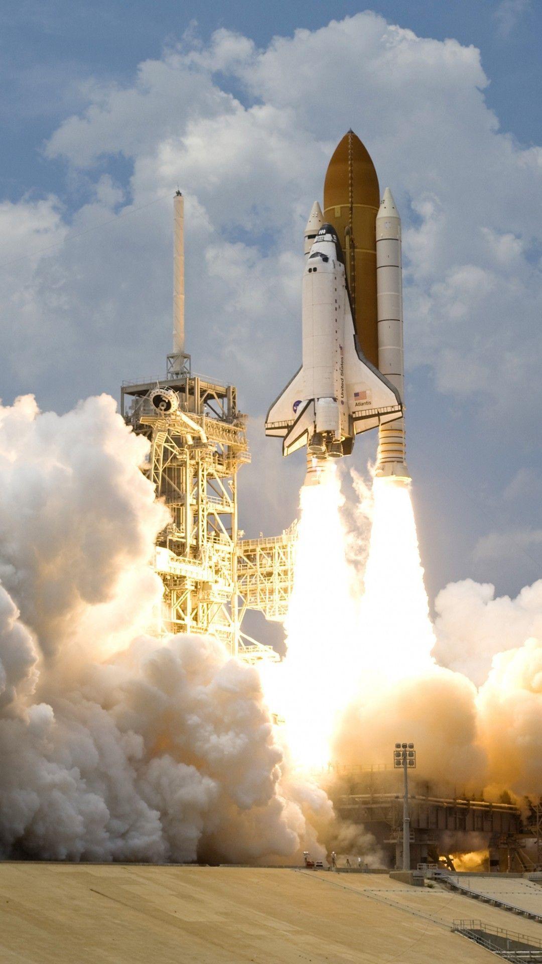 1080x1920 Dark #Space iPhone wallpaper. Space shuttle, Nasa space shuttle, Taking off wallpaper