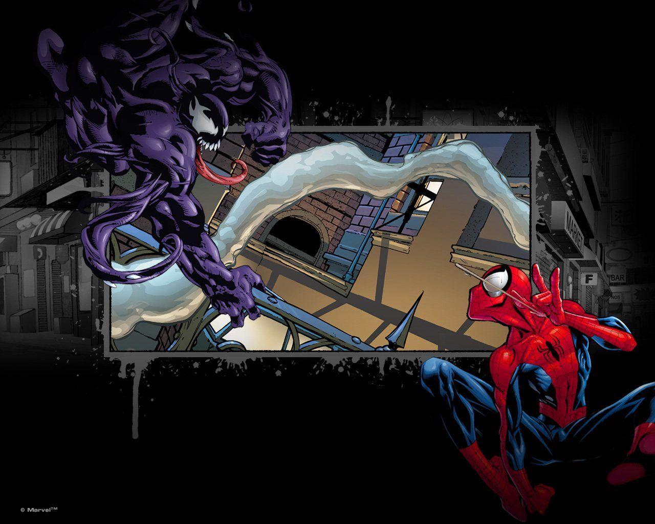 1280x1024 Ultimate Spider Man Vs Venom Wallpaper. Spider Man Vs. Venom Spider Manx1024 Wallpaper. Ultimate Spider Man, Spiderman, All Spiderman