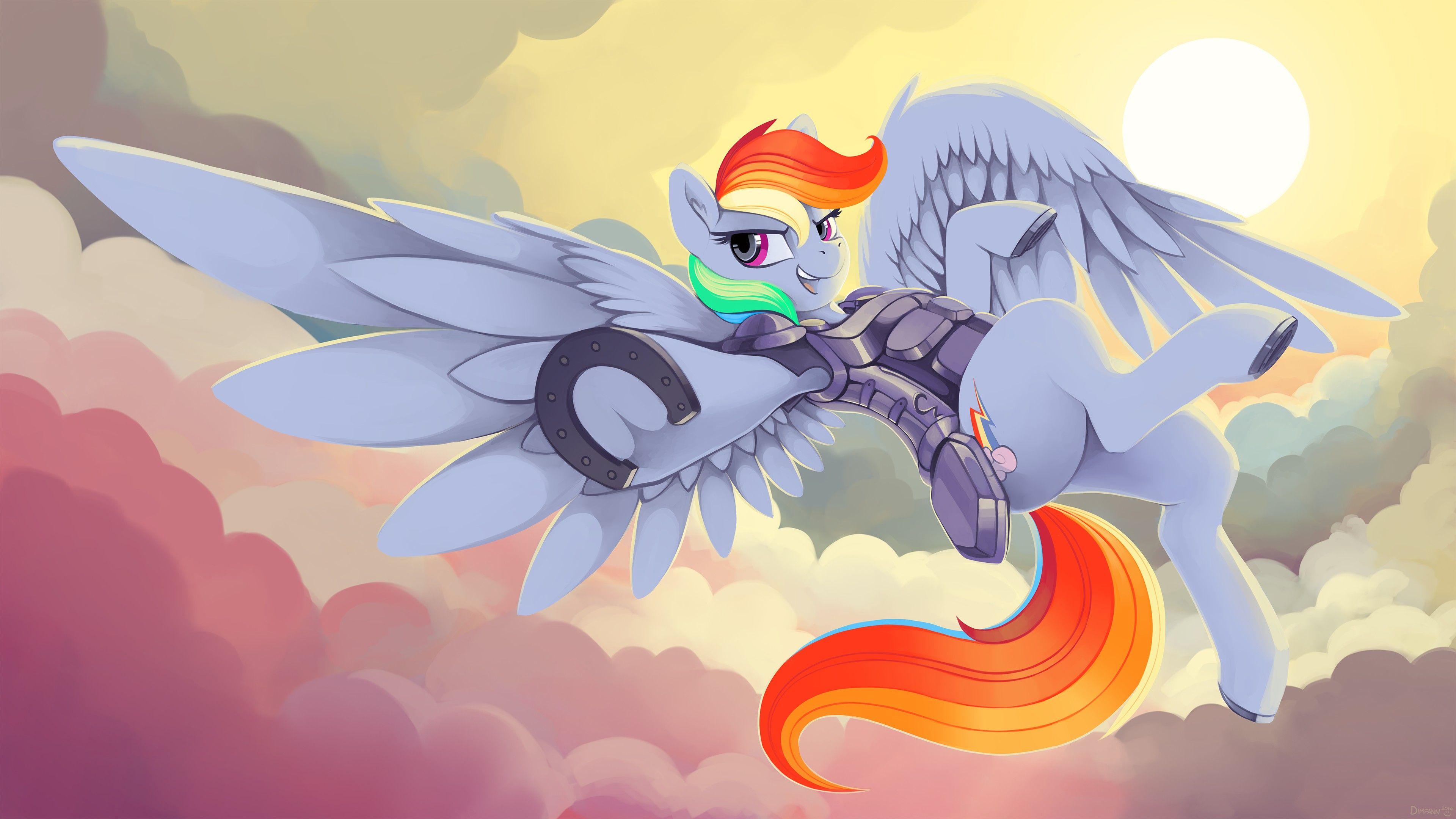 3840x2160 Rainbow Dash, My Little Pony, Mlp: fim, Armor Wallpaper HD / Desktop and Mobile Background