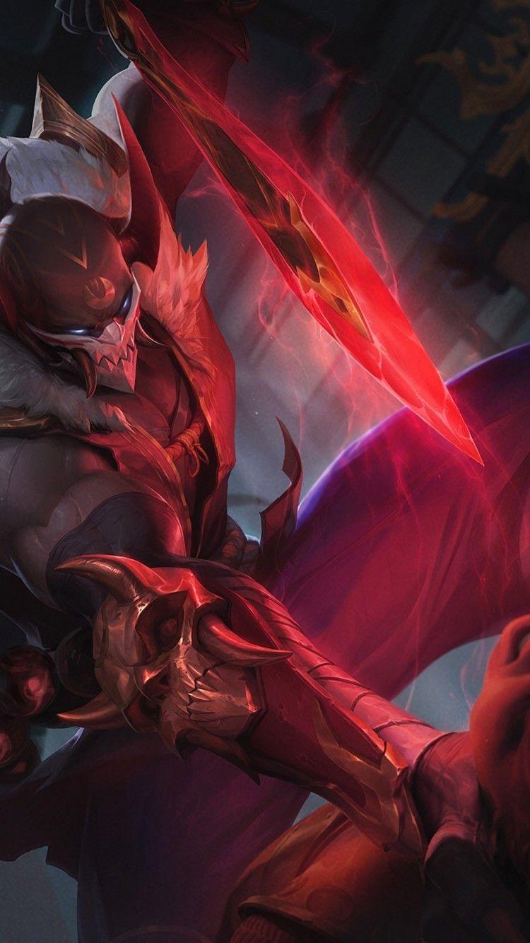 750x1334 Download 750x1334 Blood Moon Pyke, Artwork, League Of Legends, Lol, Champion Skin Wallpaper for iPhone iPhone 6