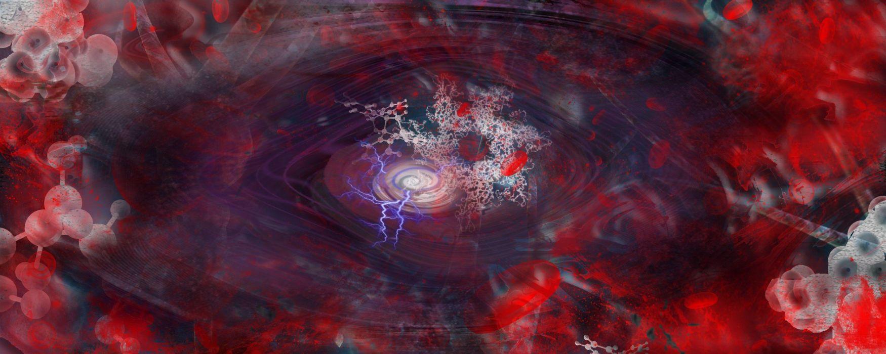 1750x700 Outer space blood cells wallpaperx1024