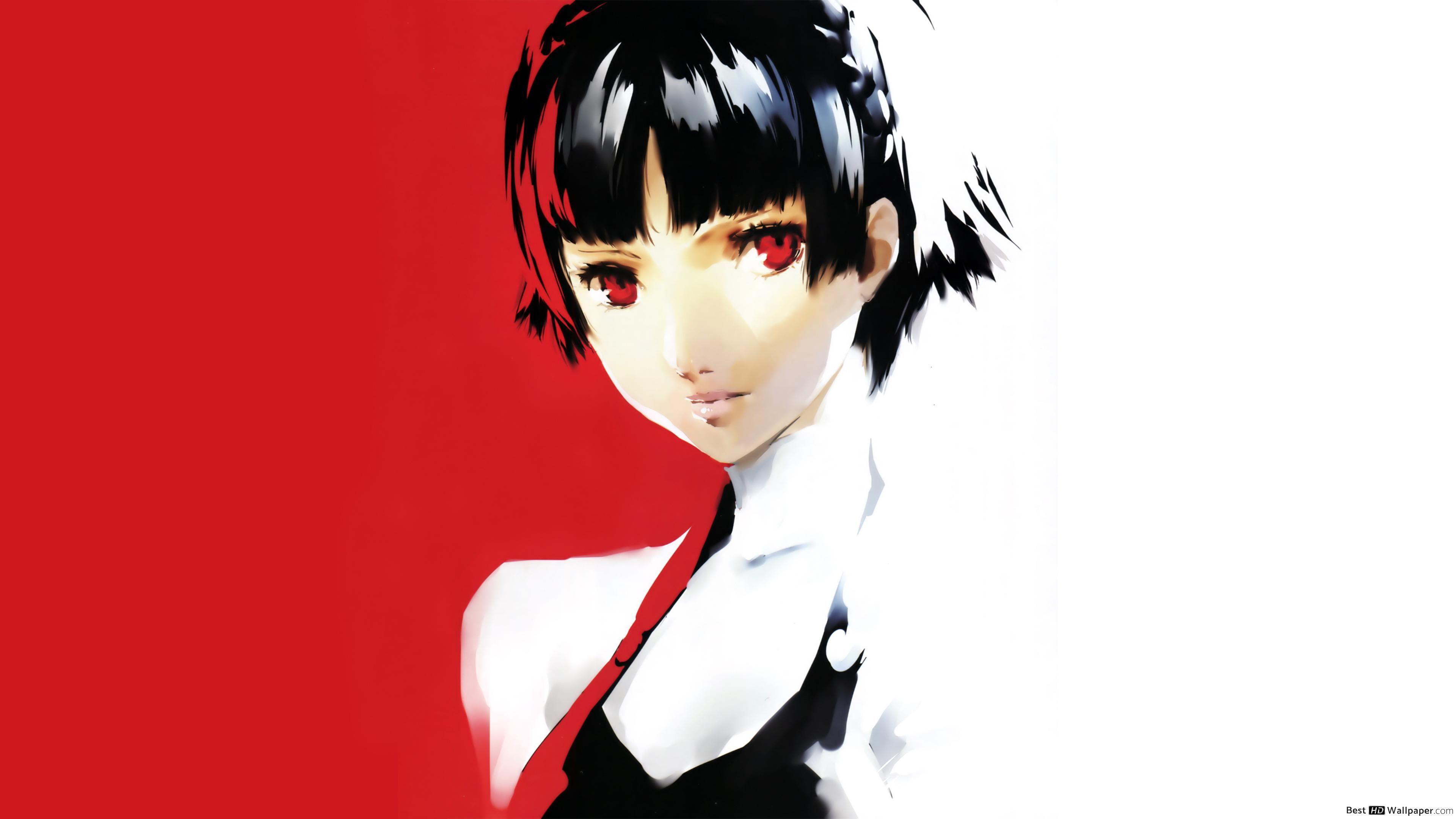 3840x2160 Persona 5 Niijima HD wallpaper download