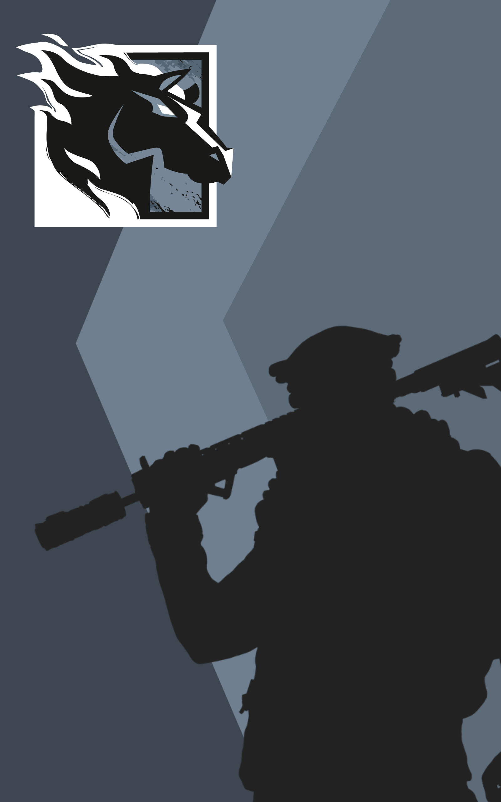 rainbow six siege logo wallpaper phone