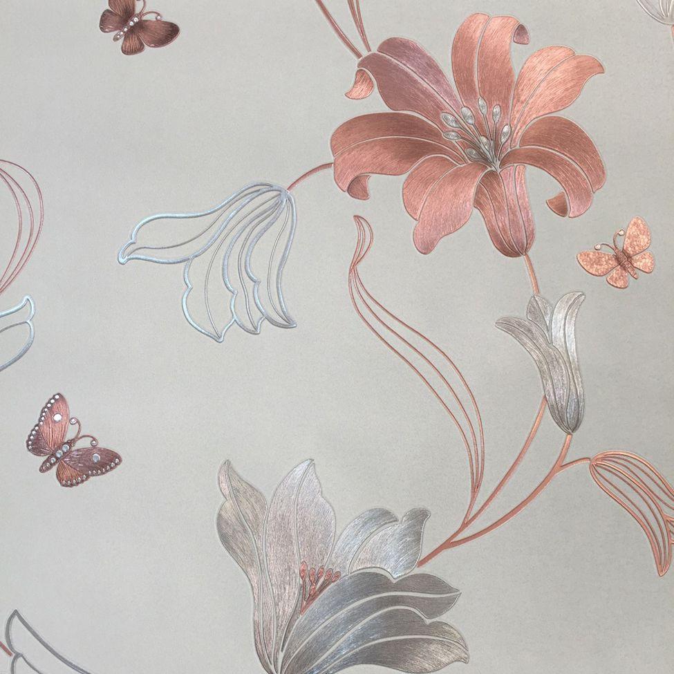 Lark Manor Potashnick Floral Wallpaper  Wayfair