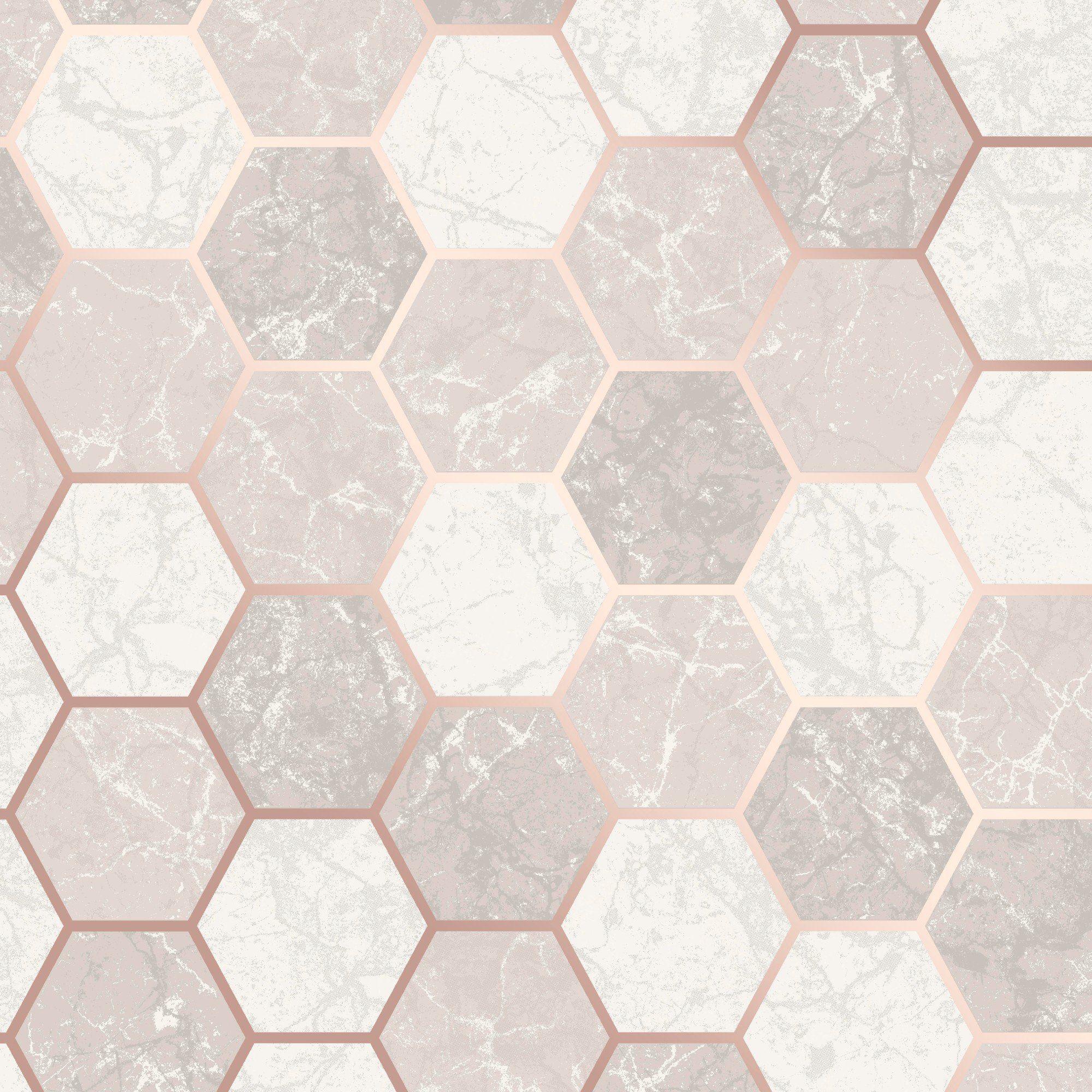 2000x2000 CWV Wallpaper. Hex Multi Rose Gold