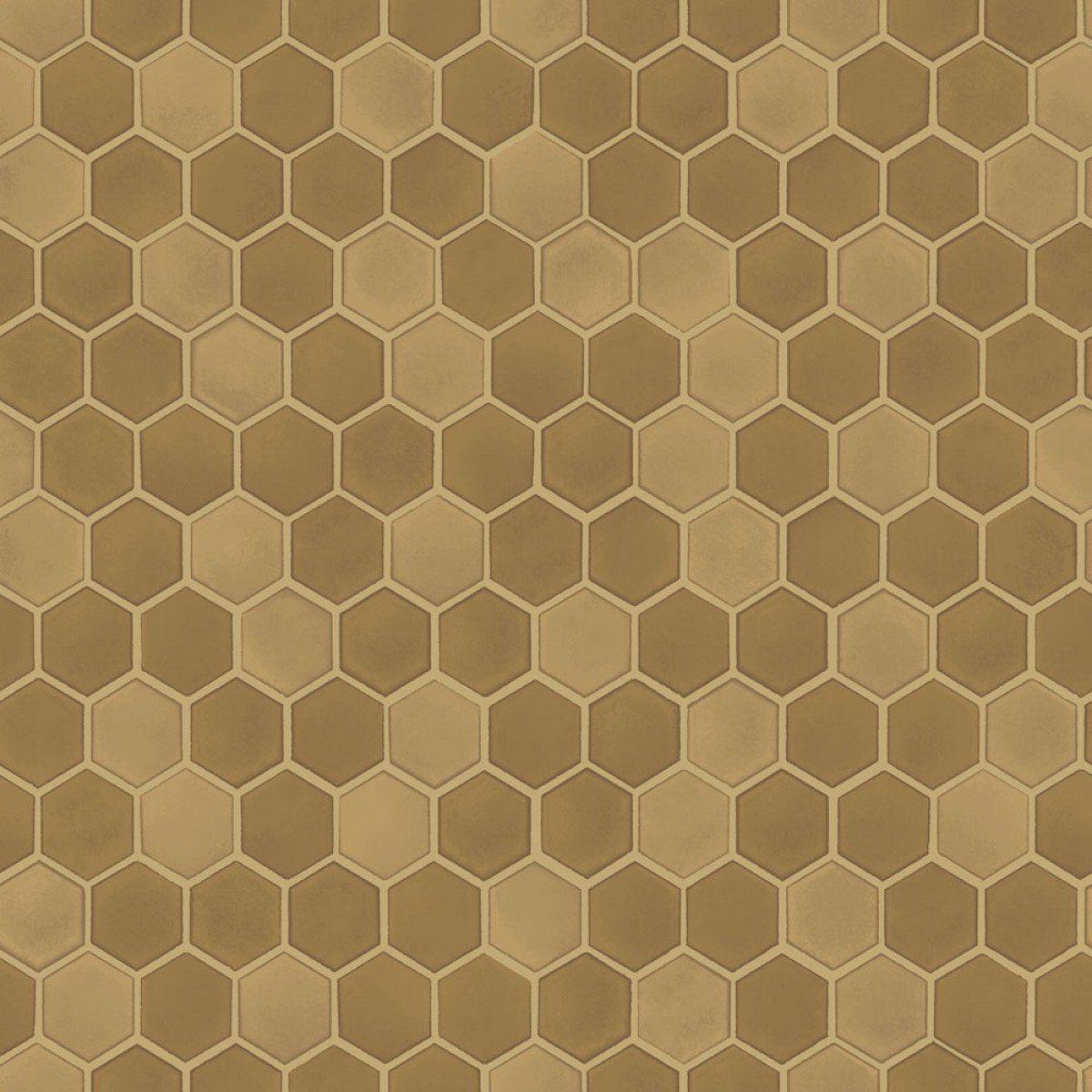 1200x1200 Hexagon Tile Self Adhesive Wallpaper In .burkedecor.com · In Stock