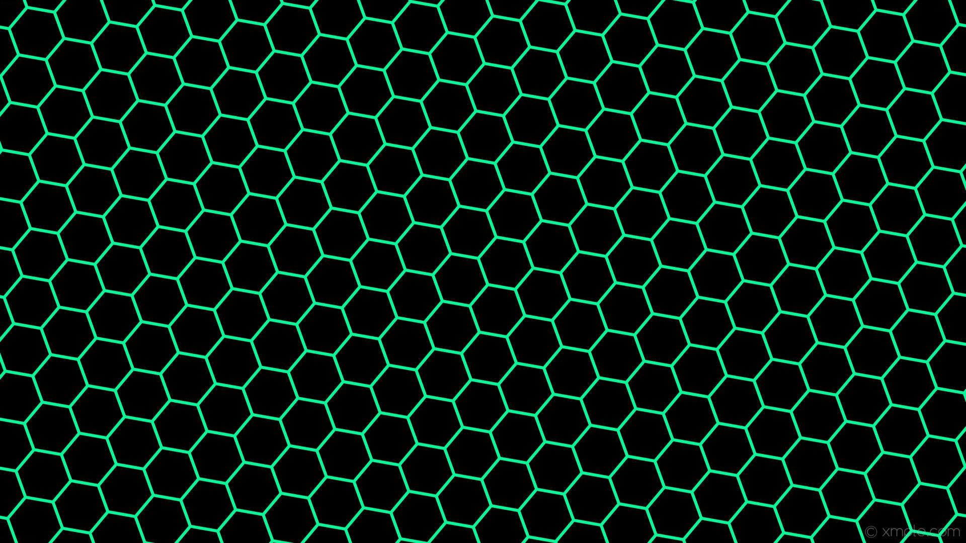 1920x1080 Black Hexagon