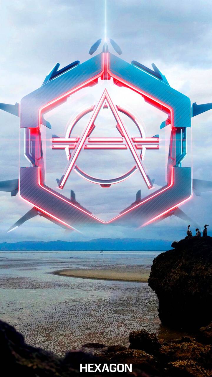 720x1280 Hexagon sea wallpaper
