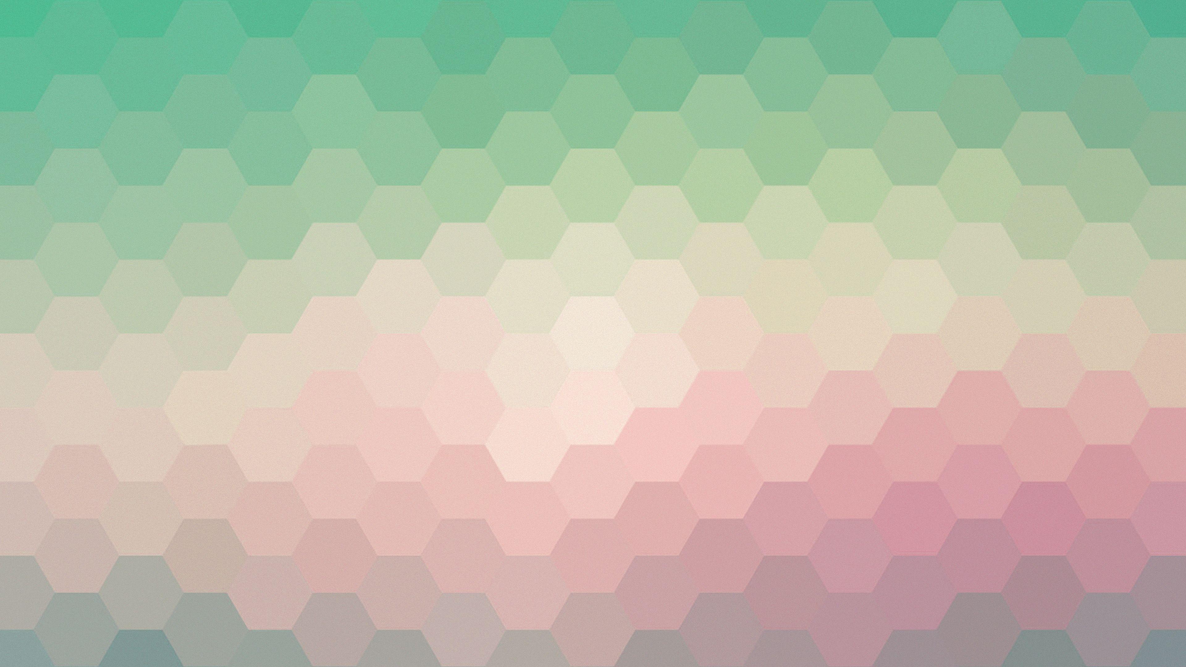 3840x2160 wallpaper for desktop, laptop. hexagon green red pattern background