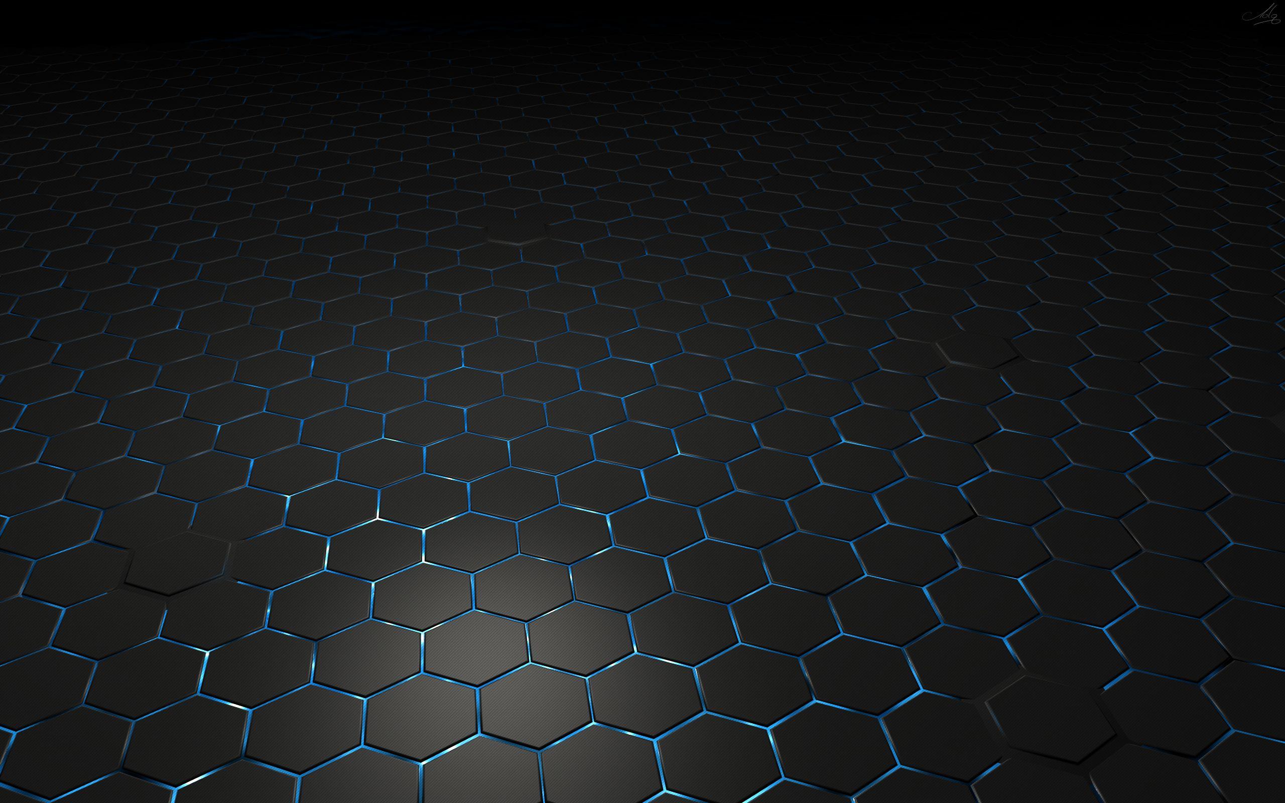 2560x1600 Hexagon Pattern Wallpaper