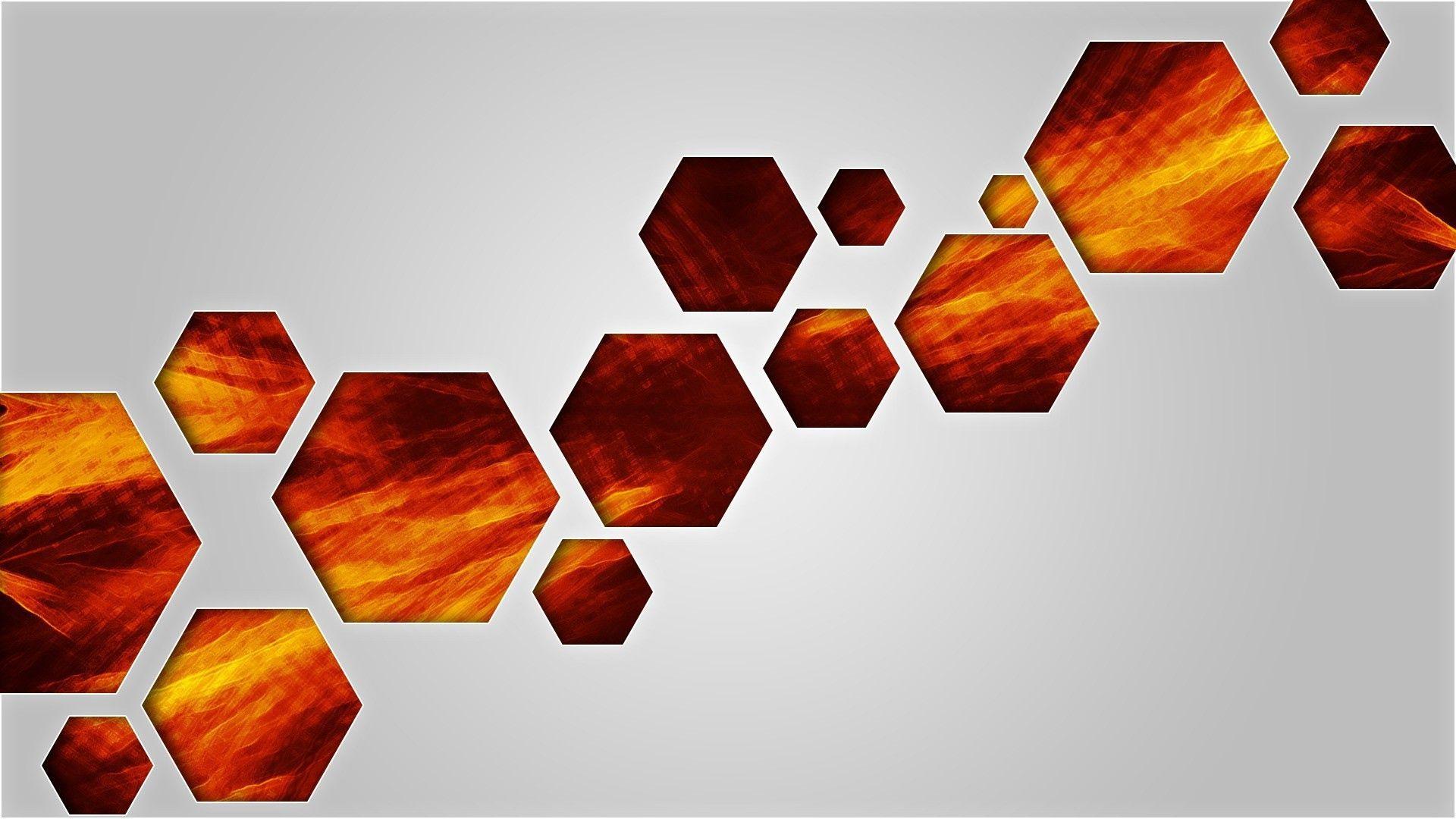 Orange Hexagon Wallpapers - Top Free Orange Hexagon Backgrounds - WallpaperAccess