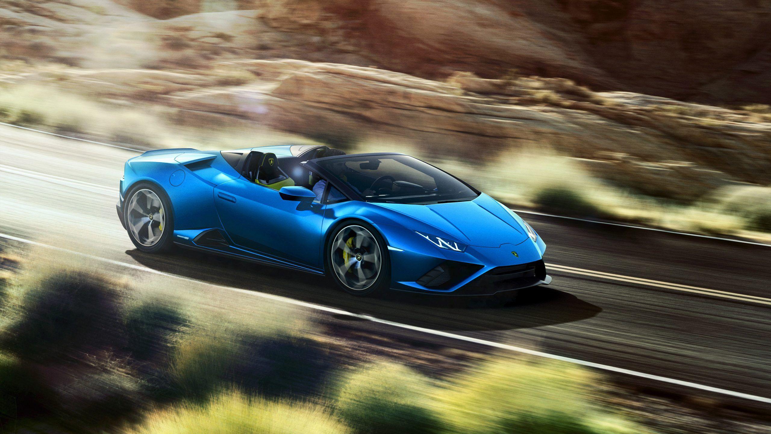 2560x1440 Lamborghini Huracan EVO RWD Spyder Wallpaper
