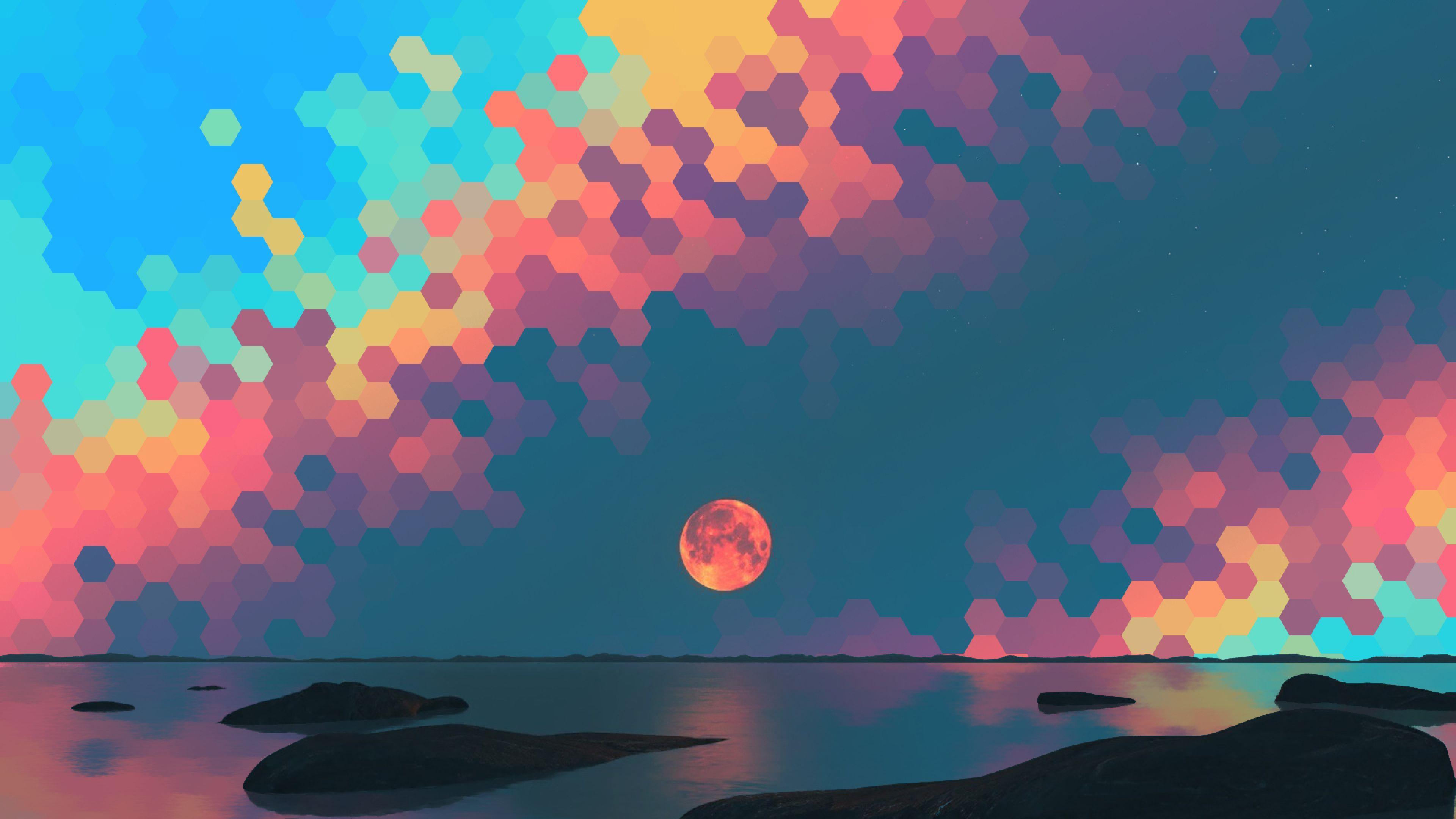 Orange Hexagon Wallpapers - Top Free Orange Hexagon Backgrounds - WallpaperAccess
