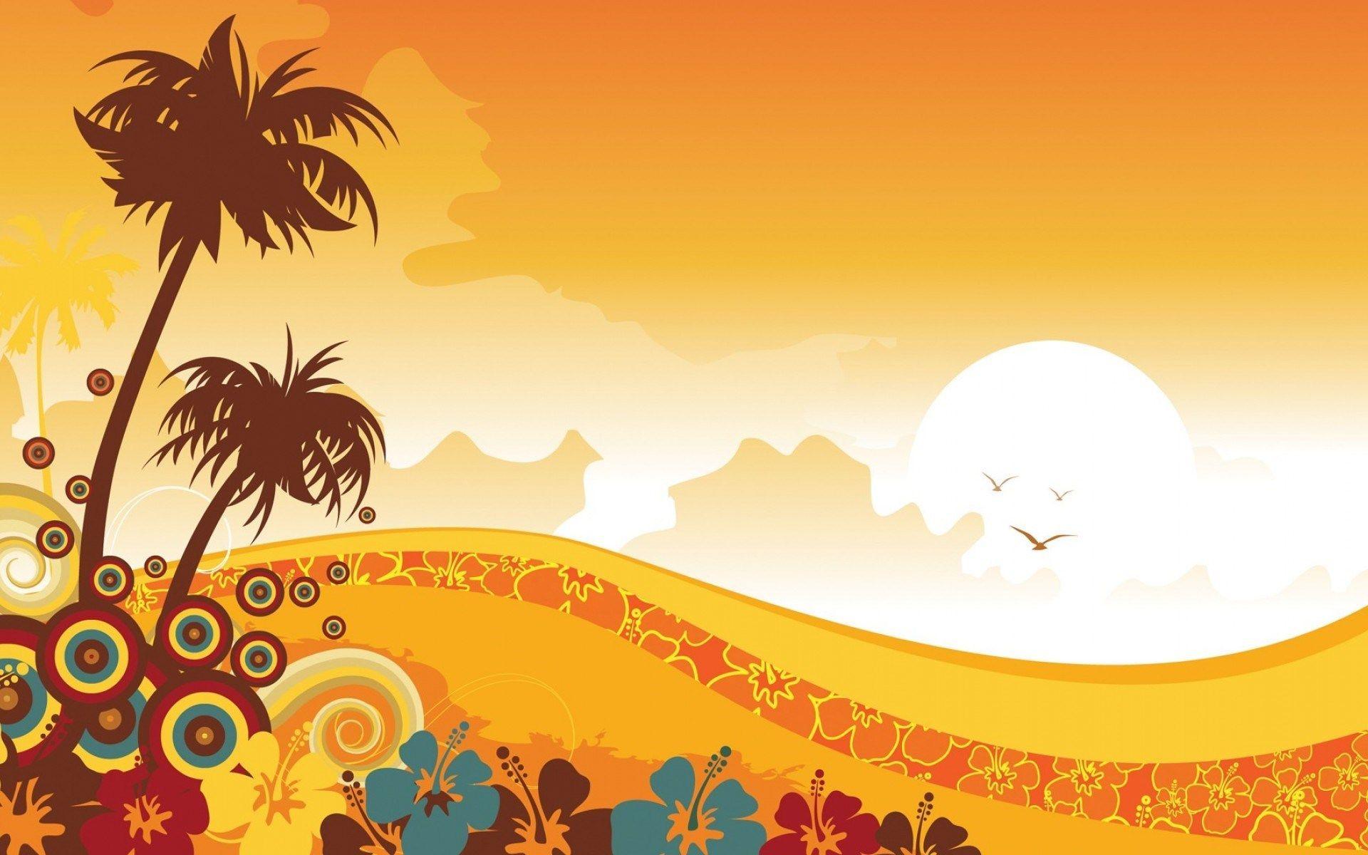 1920x1200 Landscape Vector Art HD Wallpaper. Design. Vector