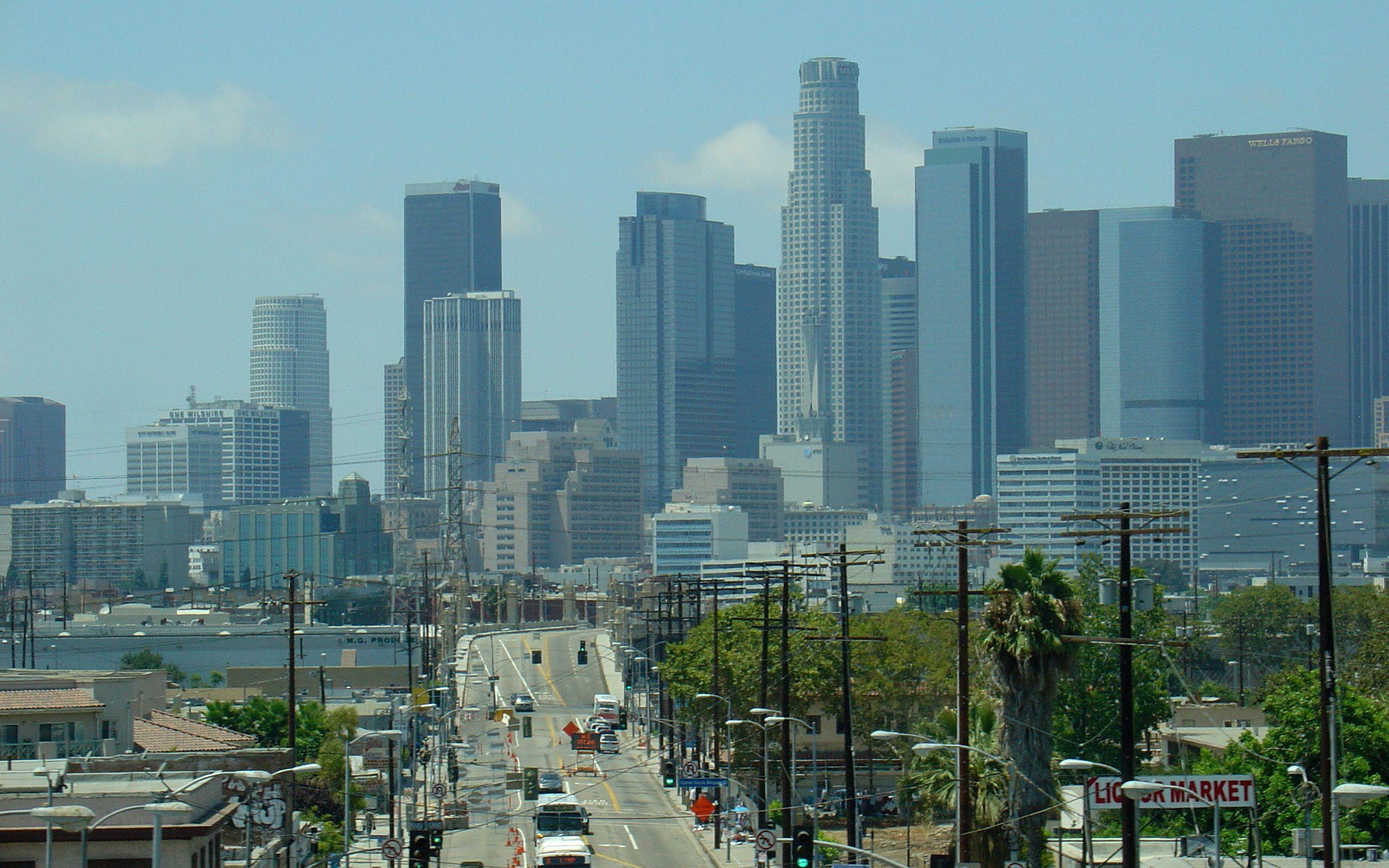 2560x1600 LA Skyline wallpaperx1600