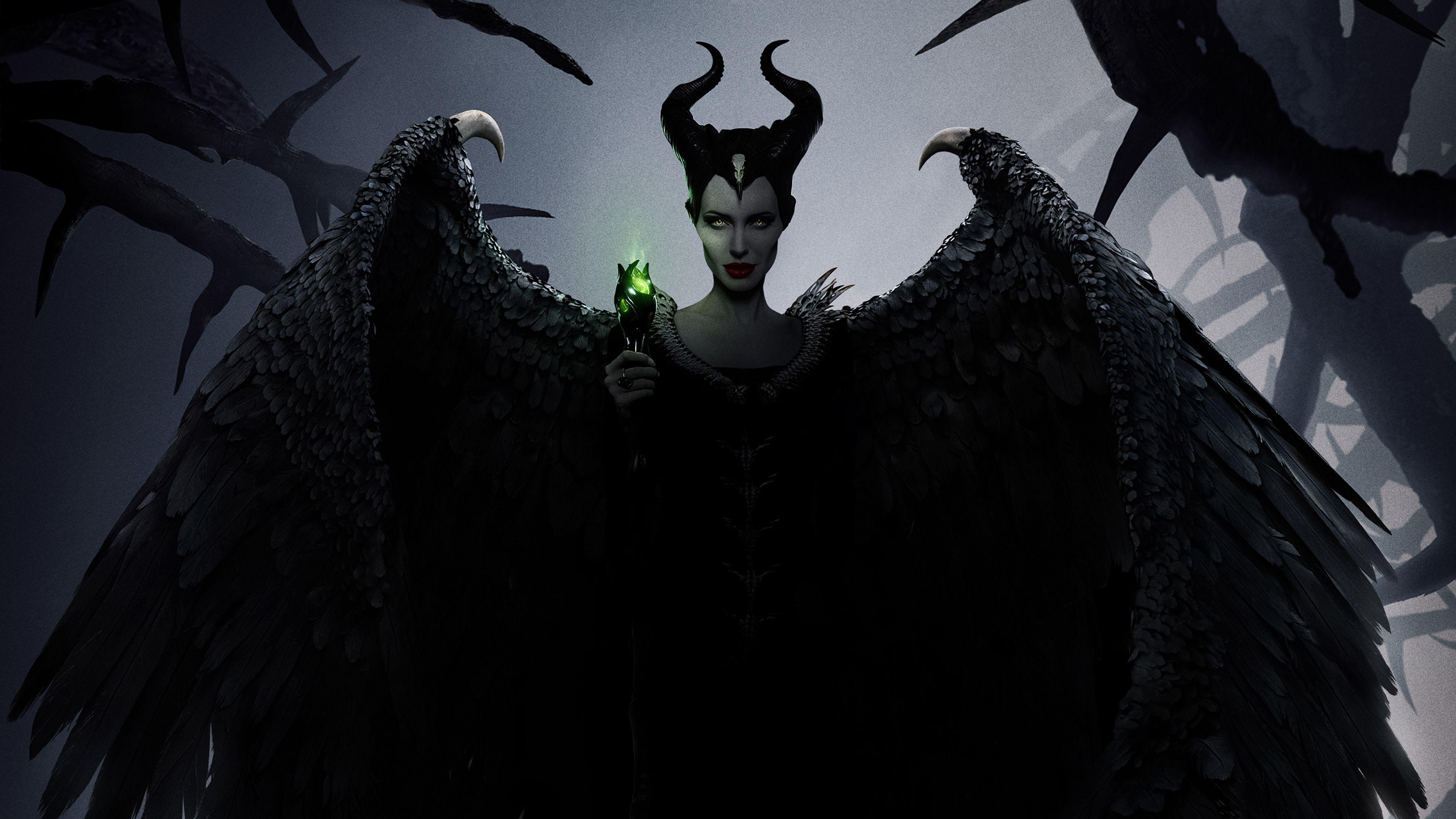 3840x2160 Maleficent Mistress of Evil Angelina Jolie 2019 4K Wallpaper