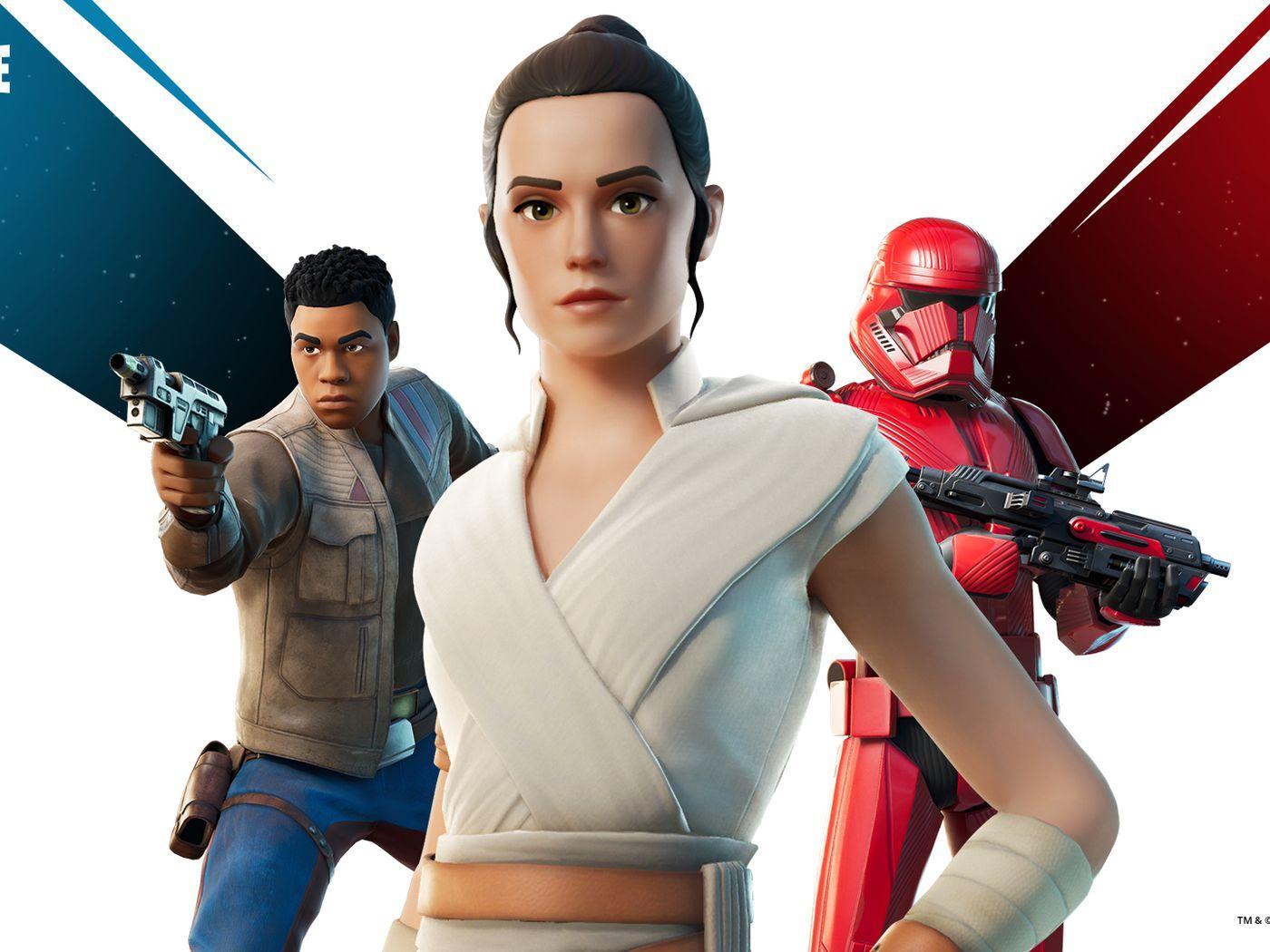 1400x1050 Fortnite bổ sung các giao diện Rey và Finn kịp thời cho Star Wars: The Rise of Skywalker