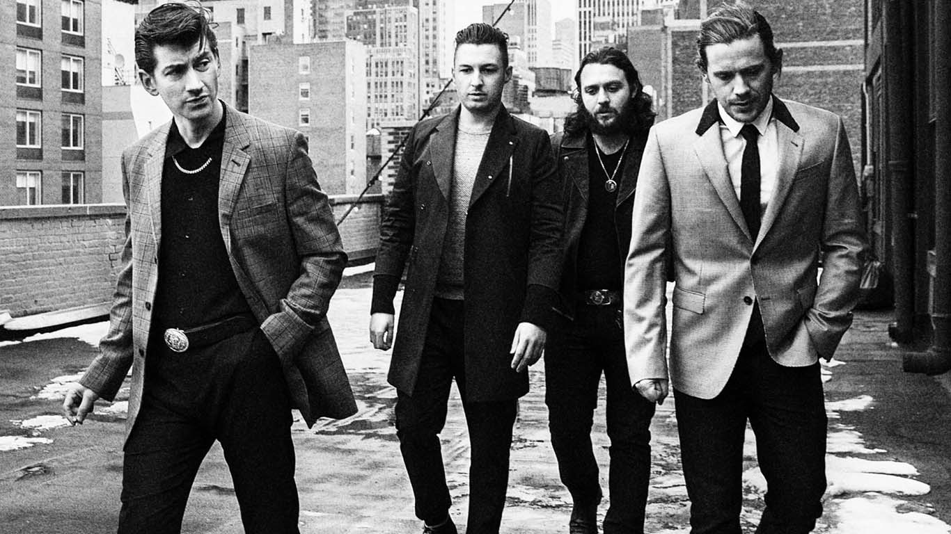 1366x768 Arctic Monkeys 2018 Wallpaper