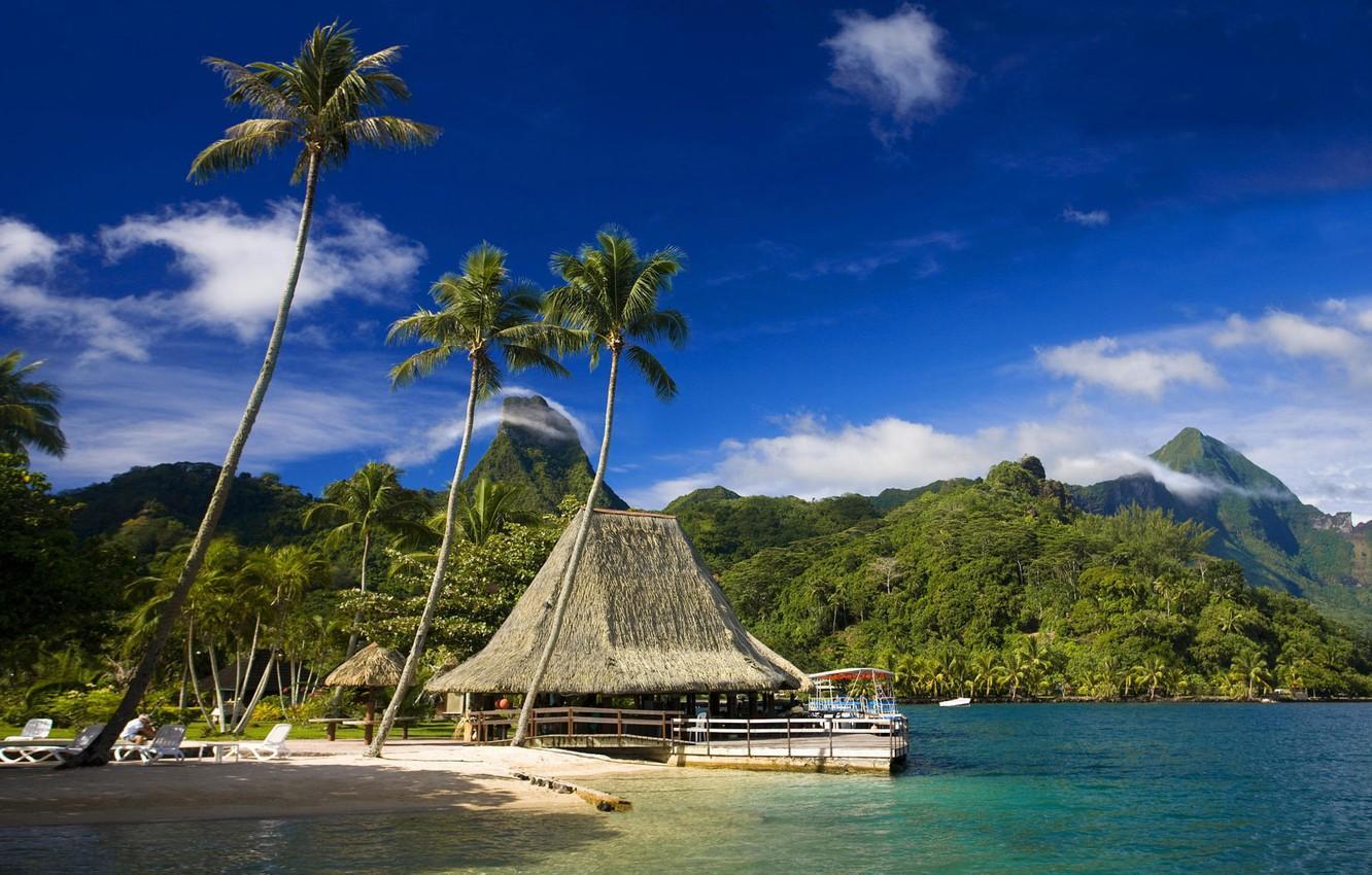 1332x850 Moorea Beach Wallpaper