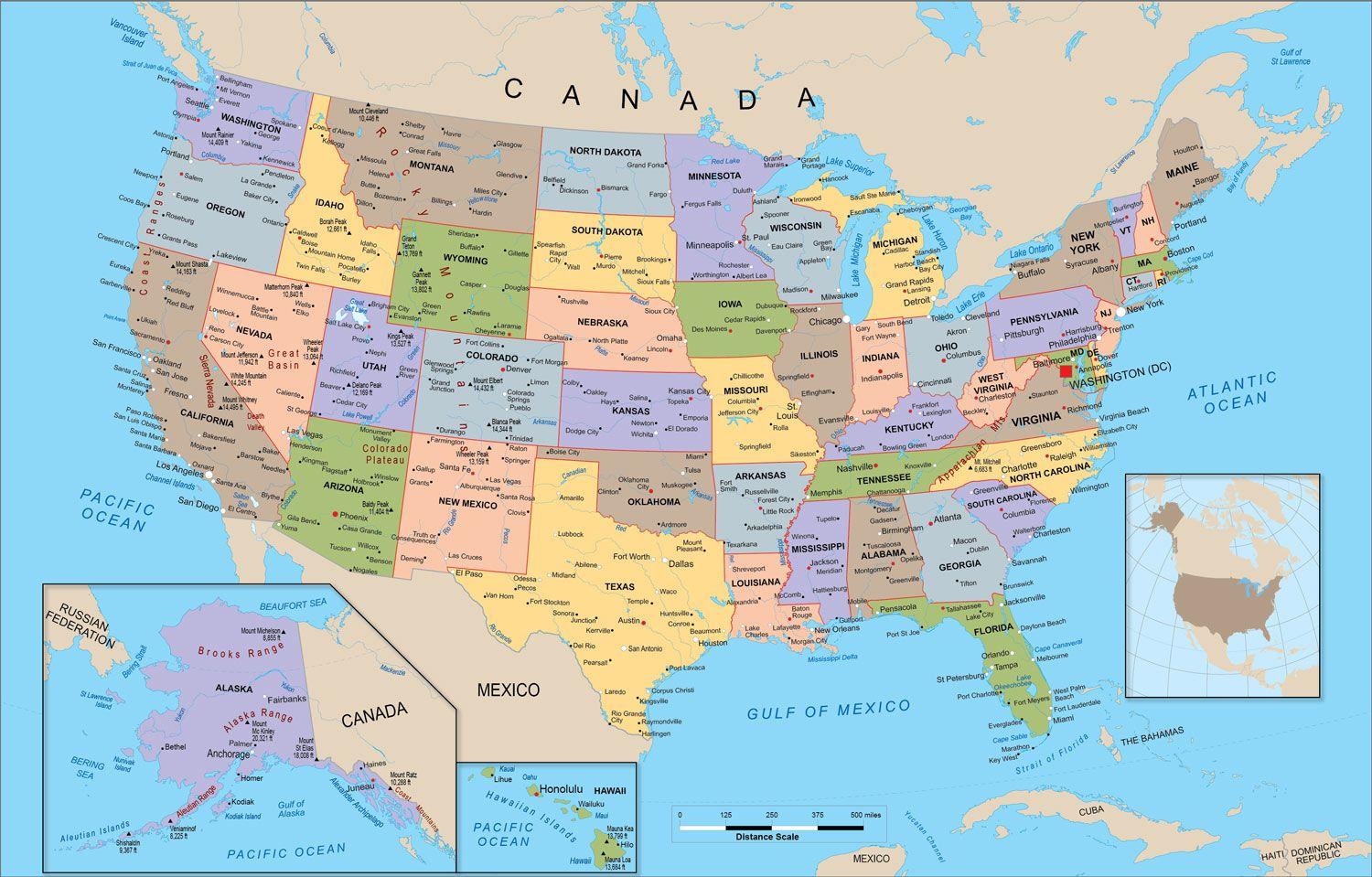 1500x959 United States Map Desktop Wallpaper
