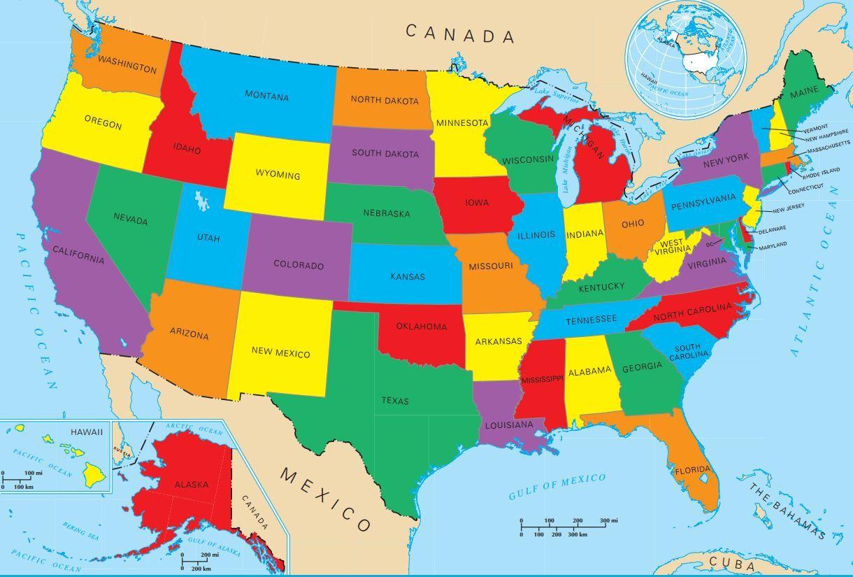 United States Map Wallpapers - Top Free United States Map Backgrounds