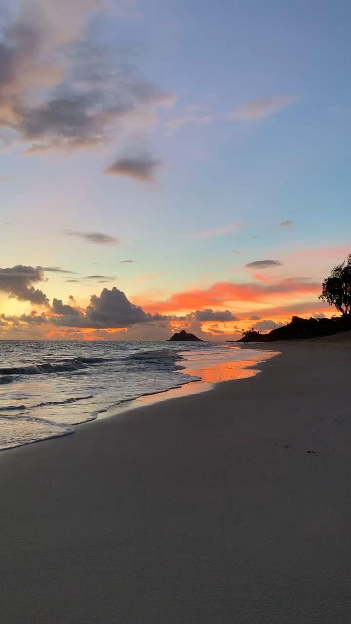 720x1280 Kailua Beach Sunrise. Sunrise picture, Sunrise photography beach, Beach vacation picture