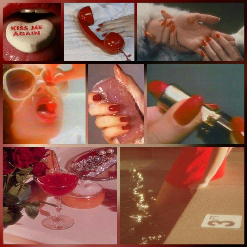 960x960 Red, retro, 50s, vintage, 60s, flufdy, love, romance, Hollywood, aesthetic, tumblr, moodboards, follow. Retro wallpaper, Pastel aesthetic, Aesthetic vintage