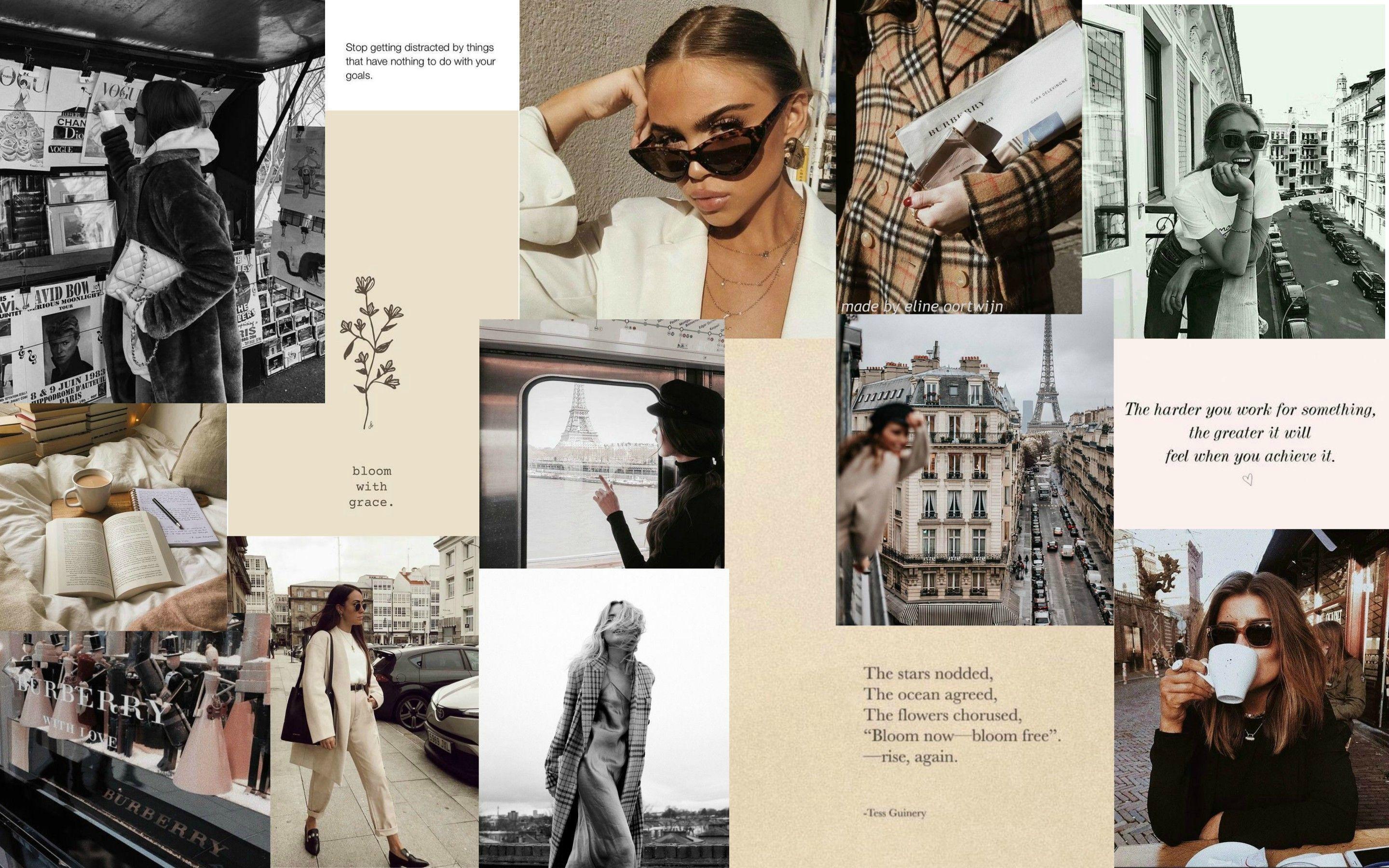 Fashion Collage Wallpaper