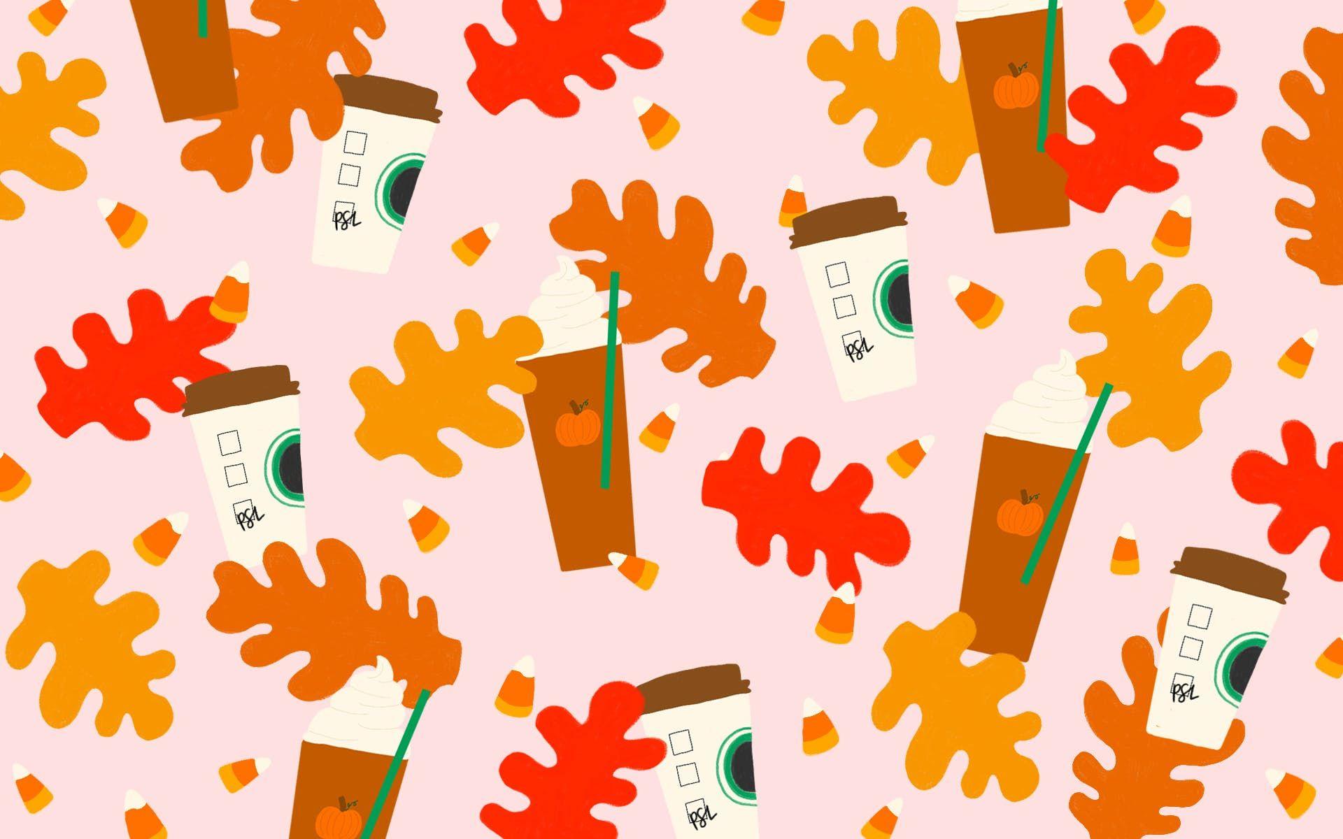 1920x1200 PumpkinSpice_1920x1200.png 920×200 pixels. Cute fall wallpaper, Fall wallpaper, Desktop wallpaper fall