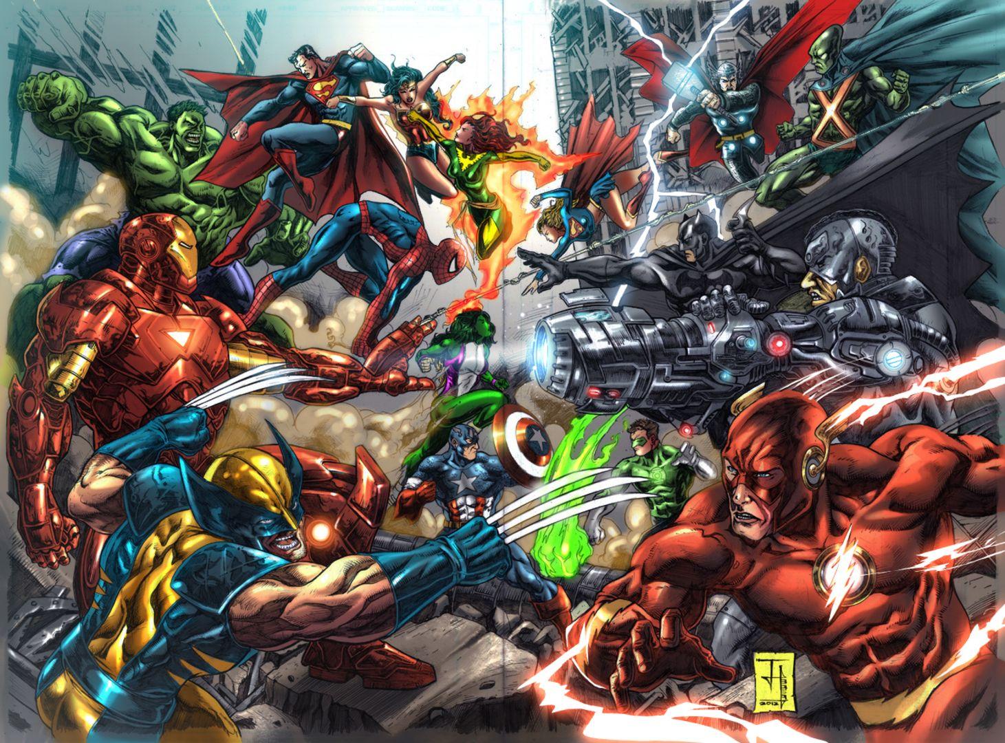 Marvel Vs Dc Wallpapers Top Free Marvel Vs Dc Backgrounds Wallpaperaccess