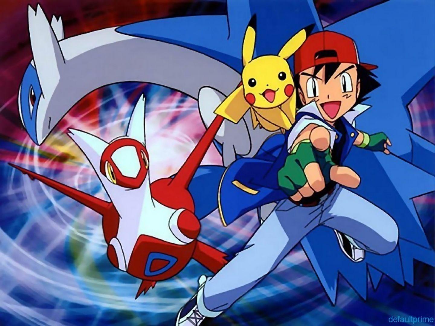 1440x1080 Ash Ketchum Latias Pokemon Latios Pokemon Pikachu Pokemon Wallpaper:1440x1080