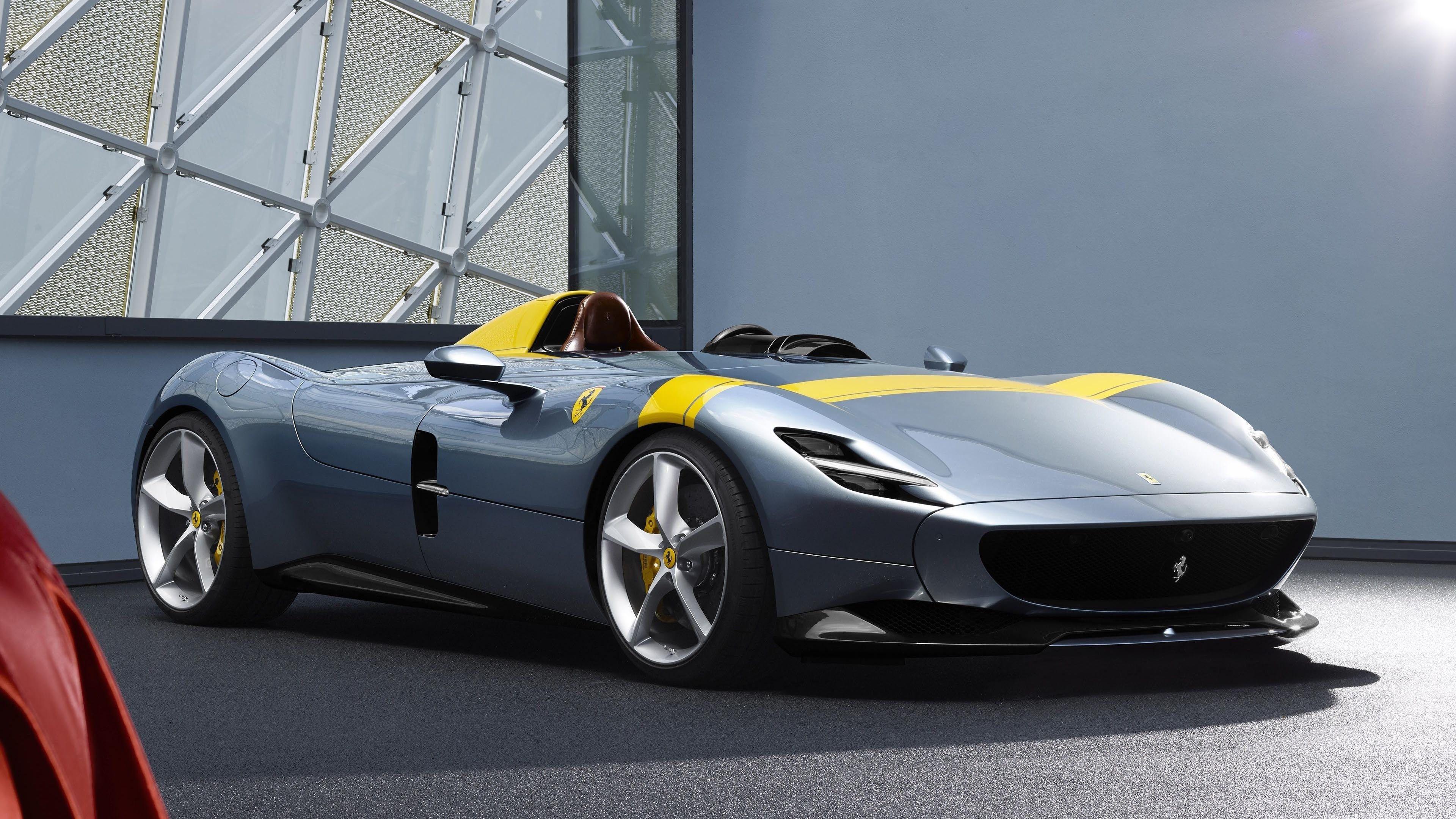 3840x2160 4K Wallpaper of Ferrari Monza SP1 Car