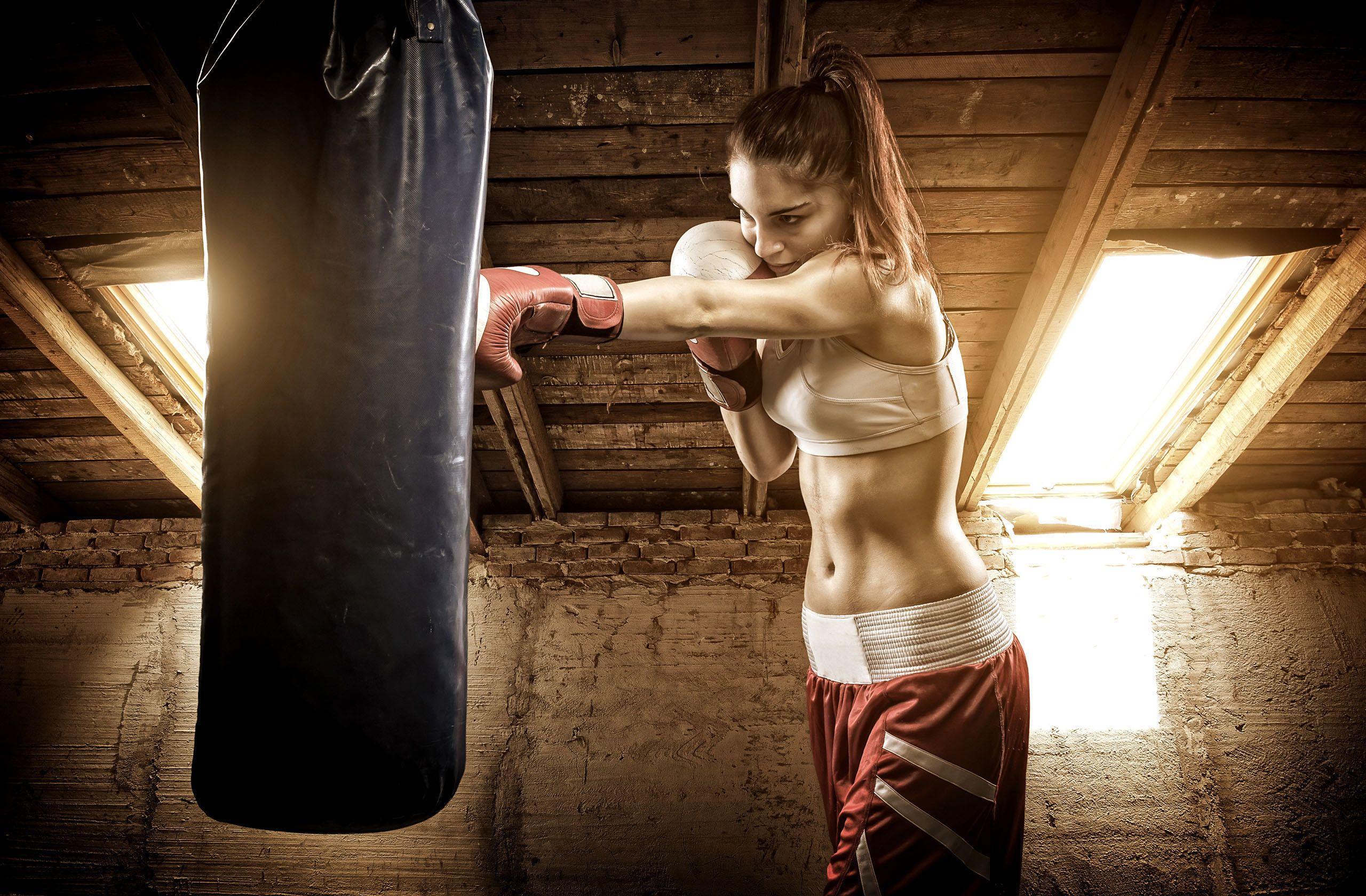 2560x1680 Wallpaper Boxing, Woman, Attic, Workout, Lifestyle,. Wallpaper for iPhone, Android, Mobile and Desktop