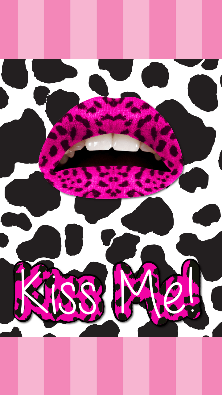 720x1280 KISS ME Leopard Wallpaper *FREEBIE* Pretty Droid Themes