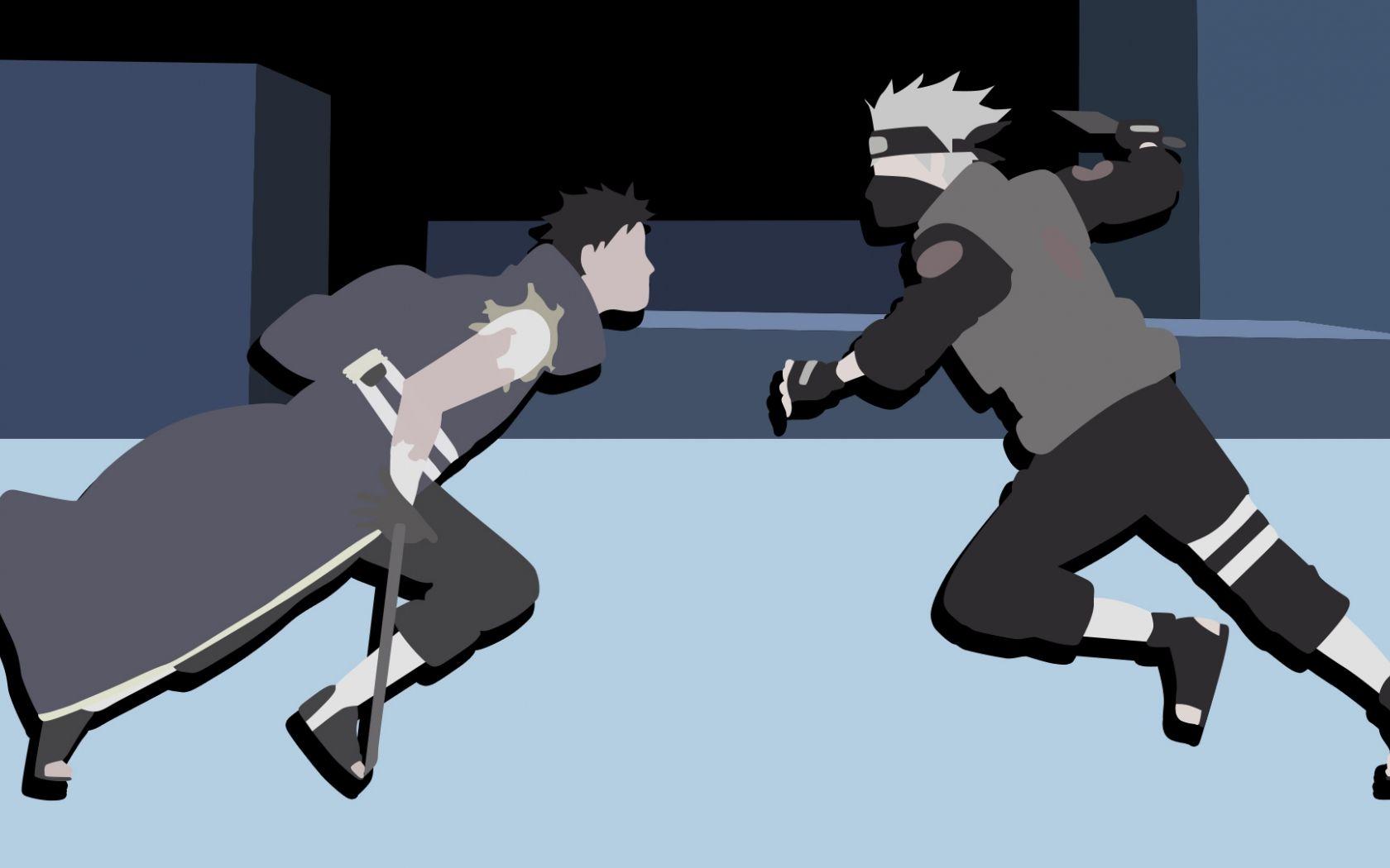 1680x1050 Free download Minimalist Kakashi vs Obito HD Wallpaper Background Image [1920x1080] for your Desktop, Mobile & Tablet. Explore Kakashi And Obito Wallpaper. Kakashi And Obito Wallpaper, Kakashi and Obito