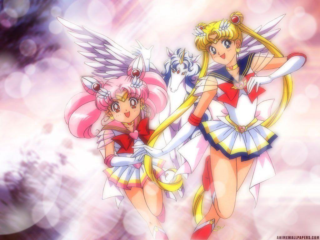1024x768 Kawaii Sailor Moon Wallpaper