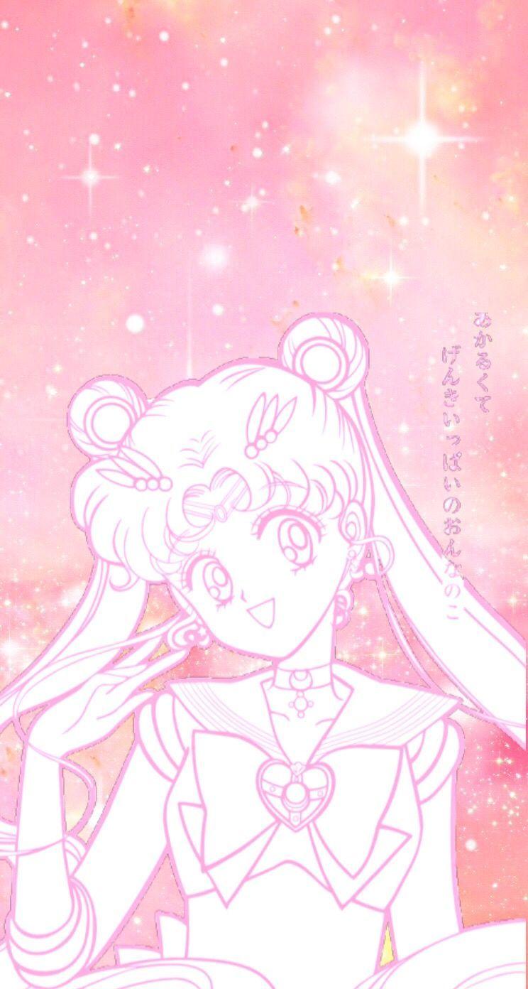 744x1392 Kawaii Anime Wallpaper Sailor Moon