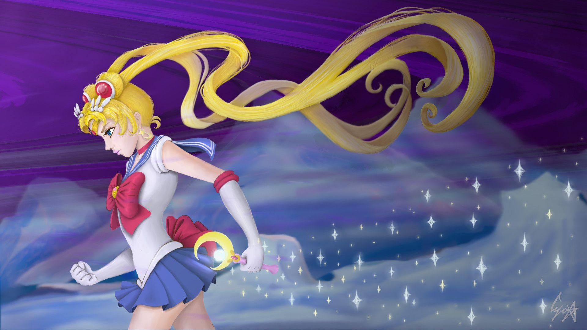 1920x1080 Sailor Moon FanArt, Frank Afox