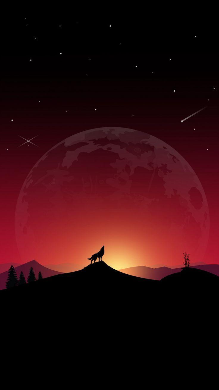736x1308 MuchaTseBle. Scenery wallpaper, Wolf wallpaper, Wolf howling