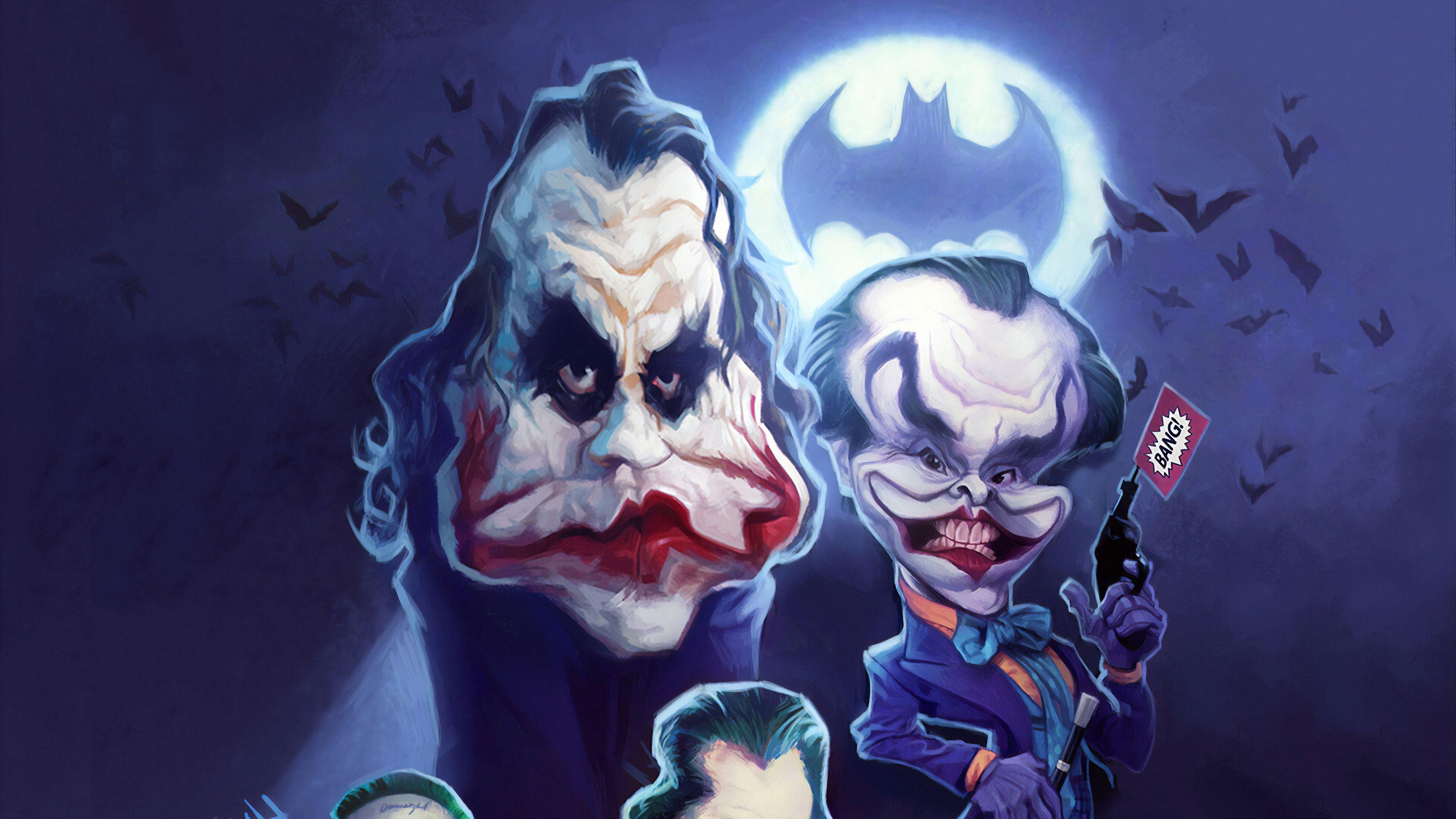 3840x2160 Wallpaper 4k Jokers Face Art 4k Wallpaper, Artstation Wallpaper, Batman Wallpaper, Dc Comics Wallpaper, Hd Wallpaper, Joker Wallpaper, Superheroes Wallpaper