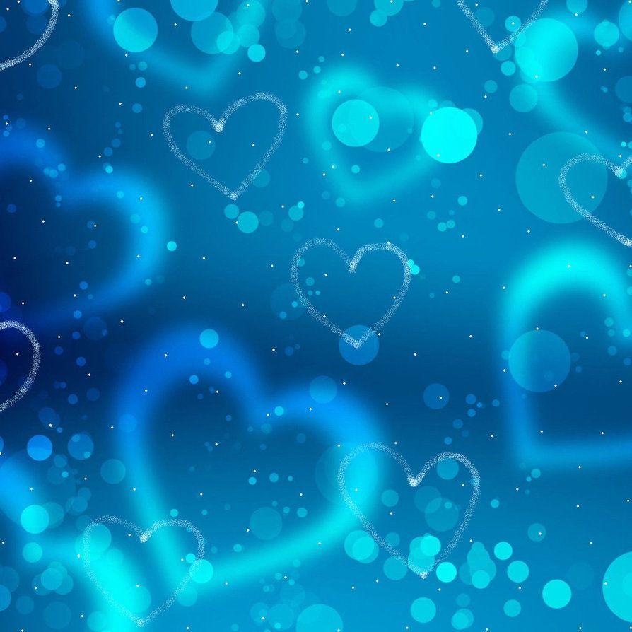 Blue Heart iPhone Wallpapers - Top Free Blue Heart iPhone Backgrounds ...