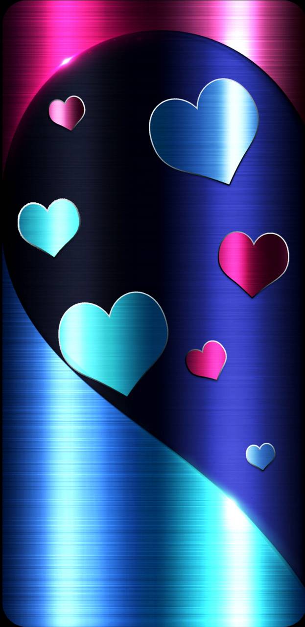 Blue Heart iPhone Wallpapers Top Free Blue Heart iPhone Backgrounds