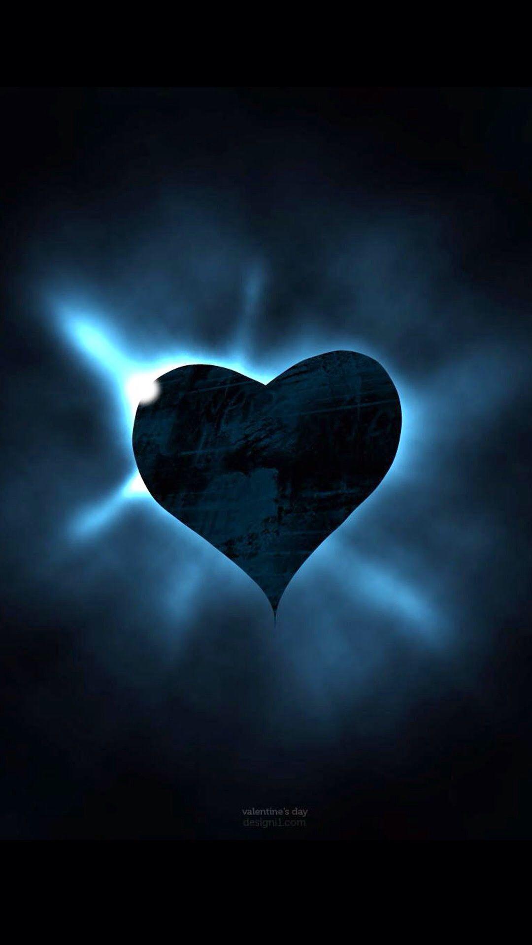 Blue Heart Iphone Wallpapers - Top Free Blue Heart Iphone Backgrounds