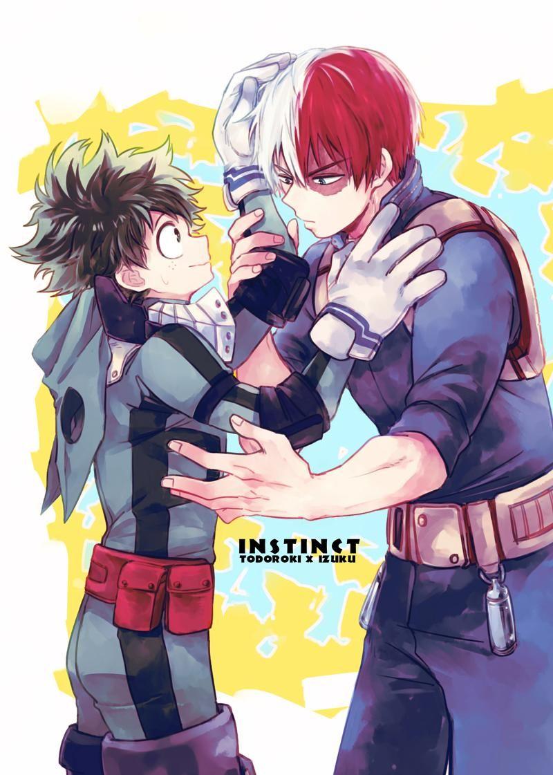 800x1121 Anime Izuku And Todoroki Wallpaper