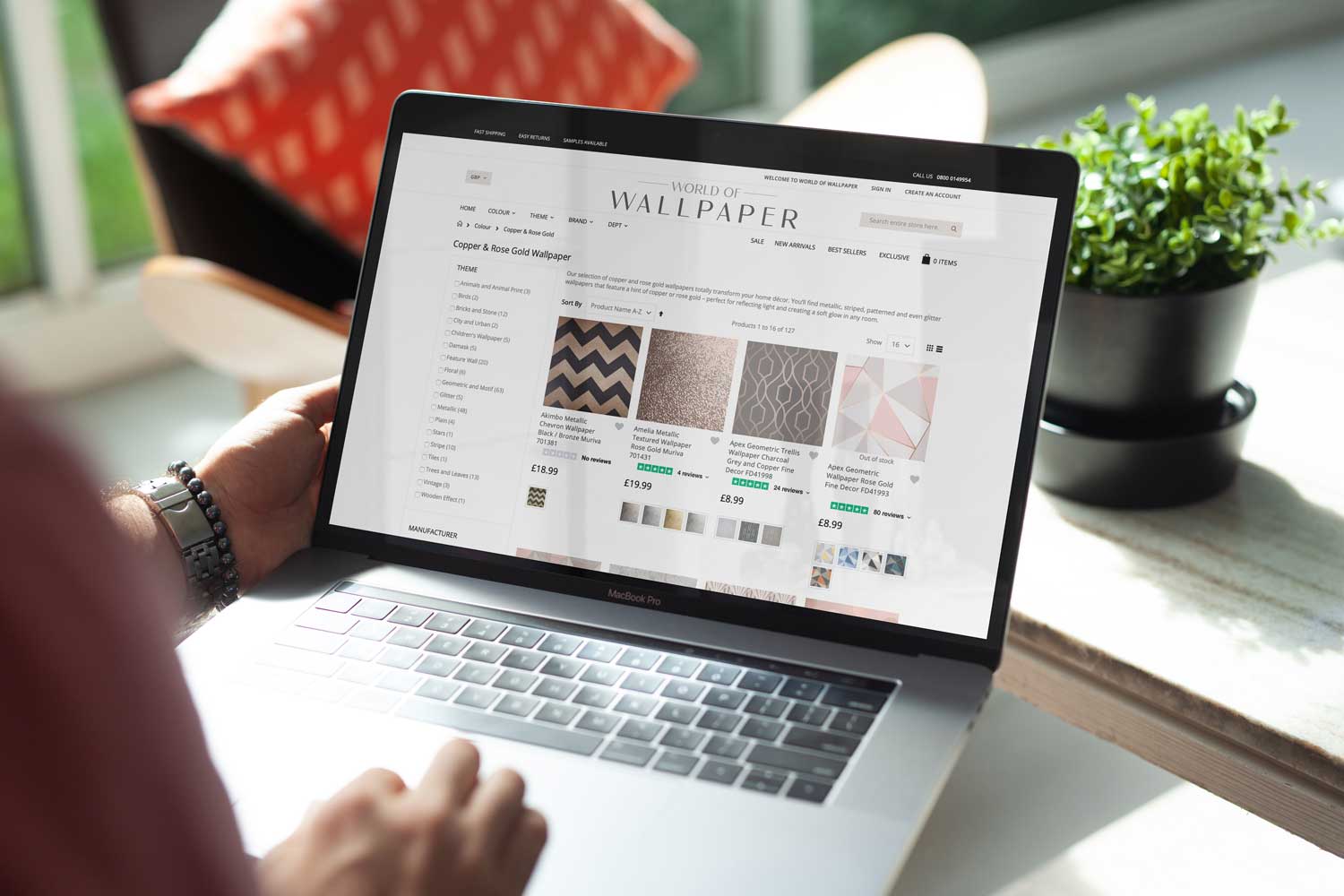 1500x1000 World Of Wallpaper Commerce Website Design
