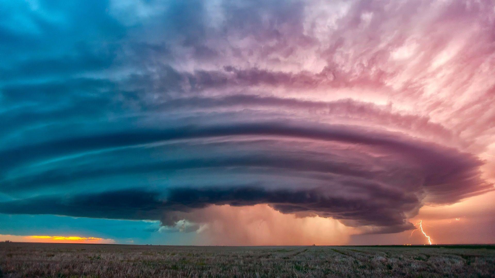1920x1080 Central Kansas Storm Wallpaper