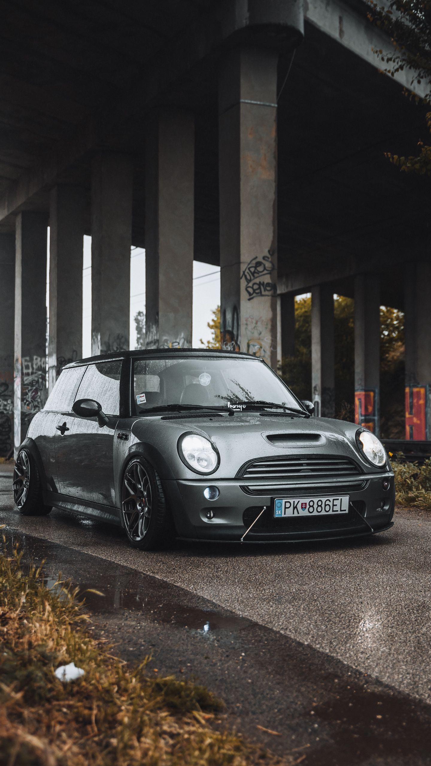 1440x2560 Download wallpaper 1440x2560 mini clubman, car, headlights, front view qhd samsung galaxy s s edge, note, lg g4 HD background