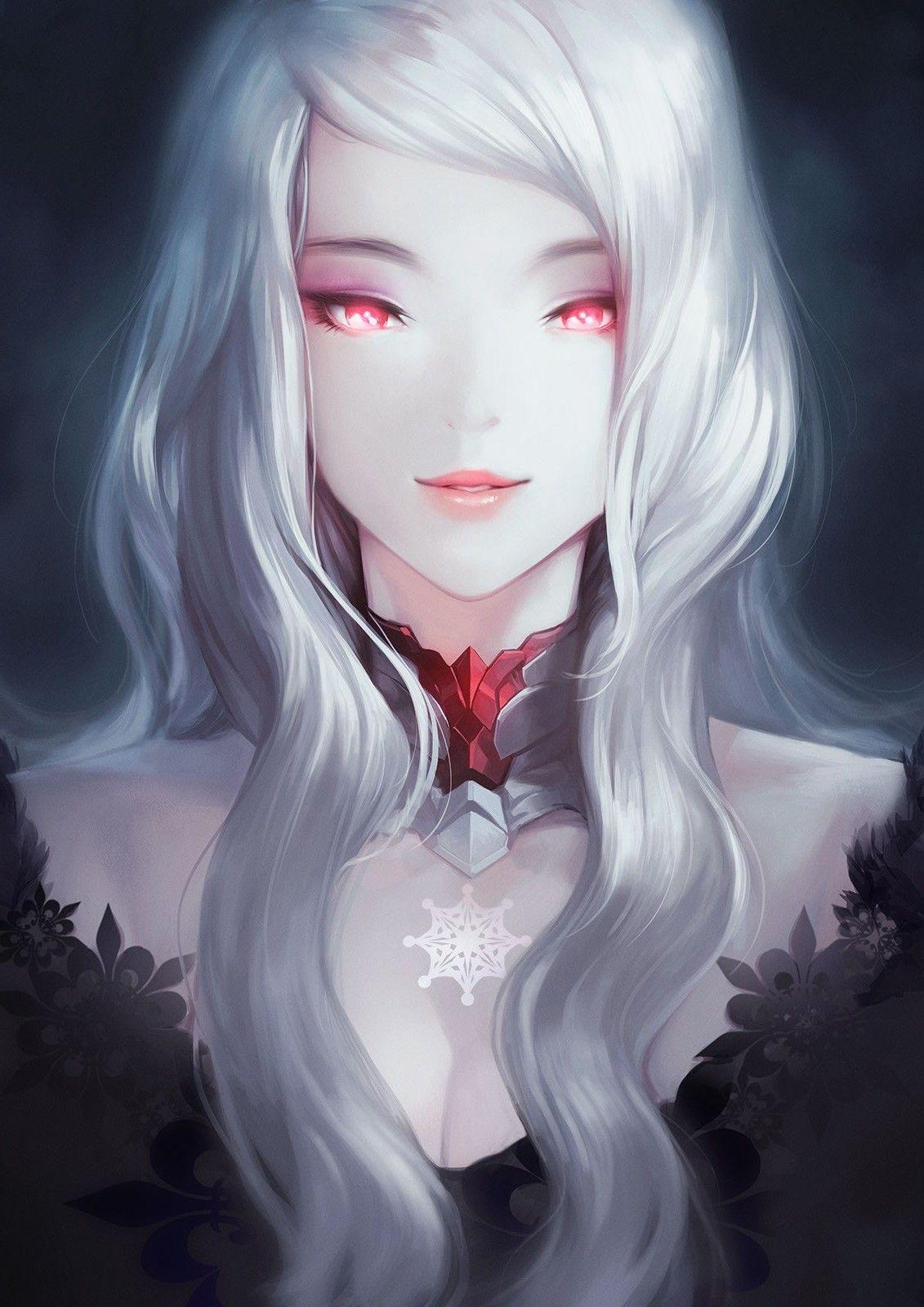 1131x1600 red Eyes, White Hair Wallpaper HD / Desktop and Mobile Background