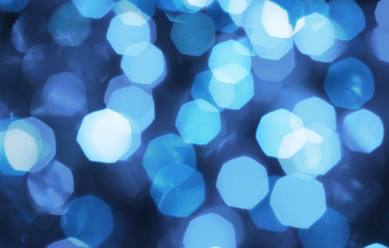 1332x850 Wallpaper blue, background, bokeh image for desktop, section текстуры